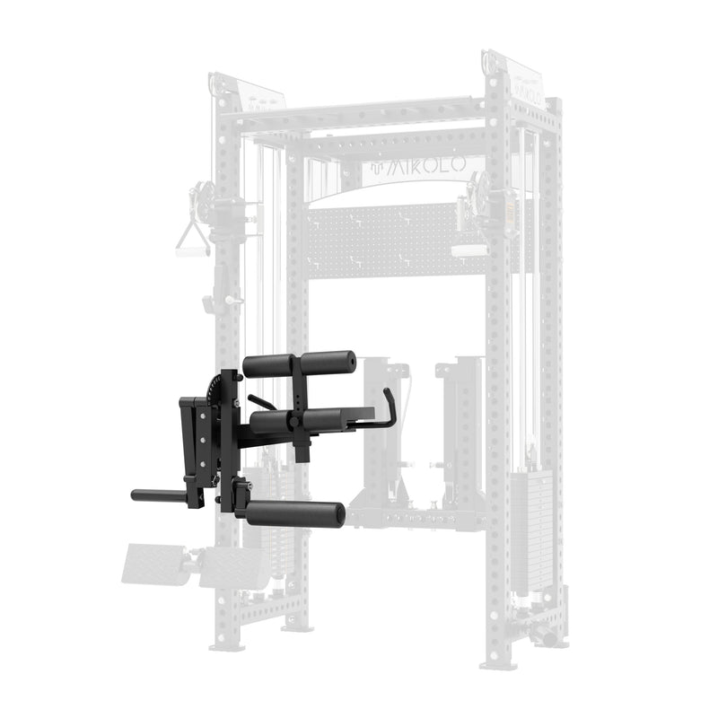 Rack-Mounted Leg Extension and Curl - 3"×3"