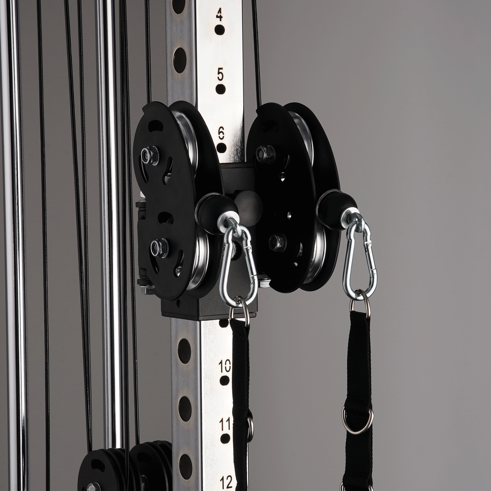 wall-mounted-lat-low-row-tower-weight-stack-mikolo-g4-pulley-aluminum-sleeve