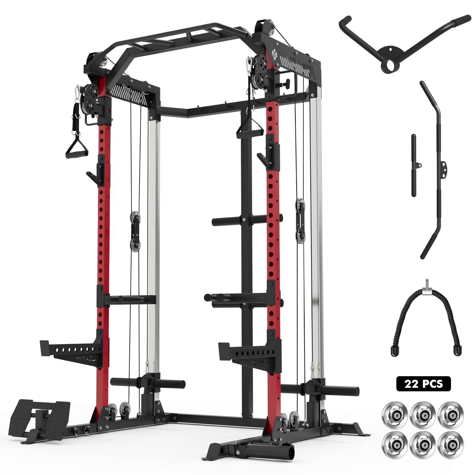 HR05-ULTRA Half Rack Functional Trainer