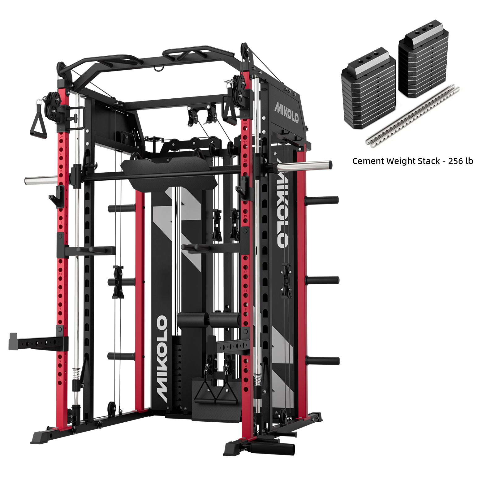 HORUS™ Smith Machine Functional Trainer With Dual Weight Stack