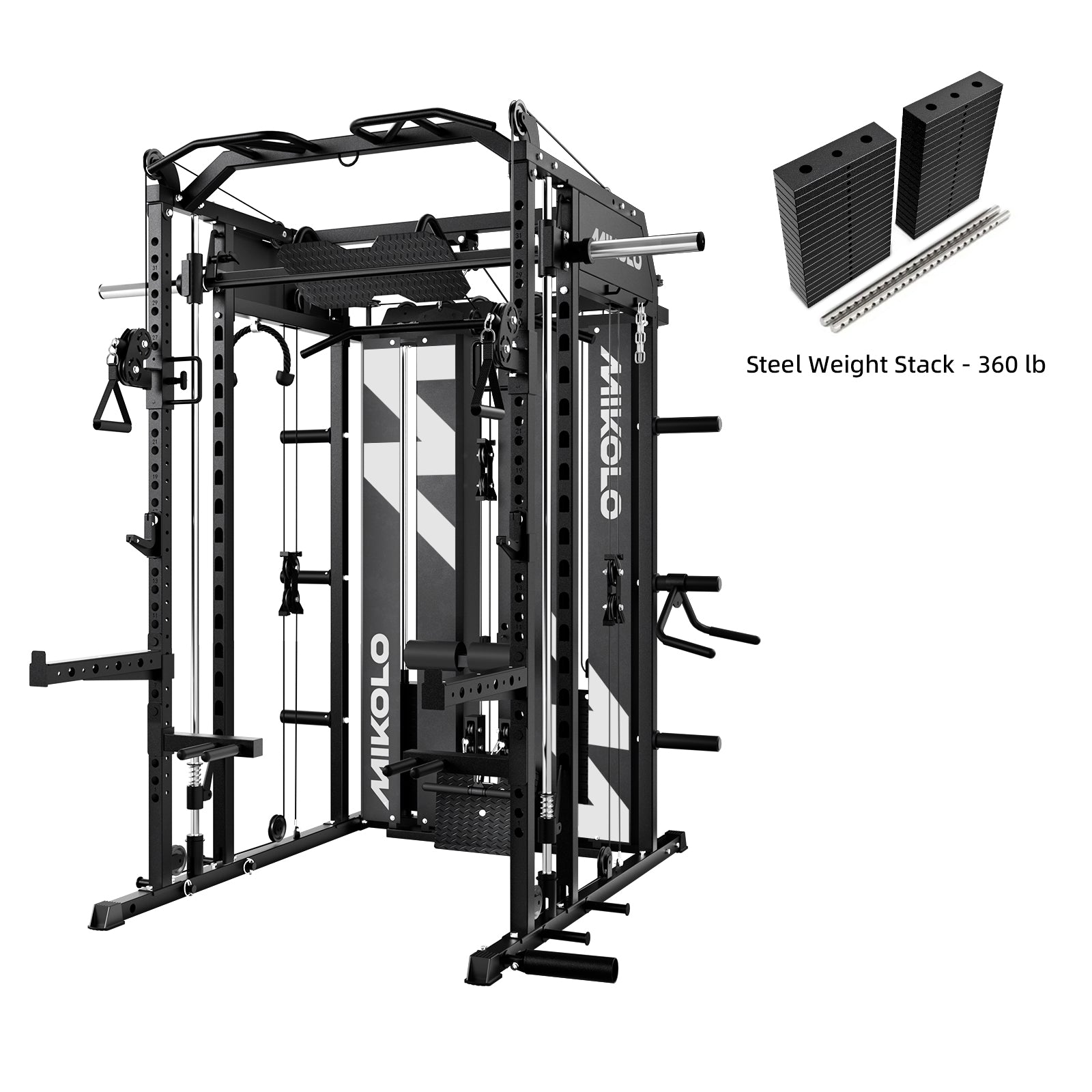 HORUS™ Smith Machine Functional Trainer With Dual Weight Stack