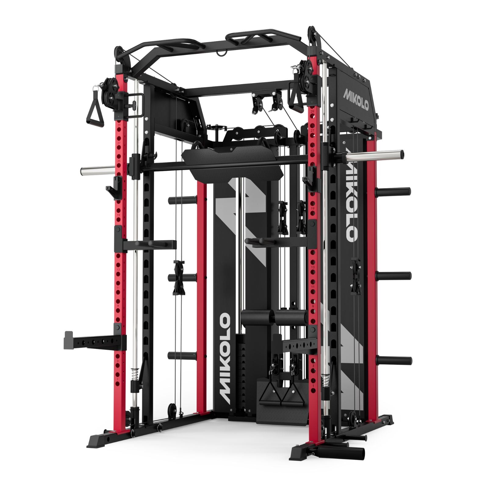 HORUS™ Máquina Smith y Entrenador Funcional con Doble Pila de Pesas