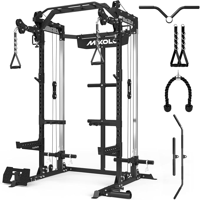 HR05 Half Rack Functional Trainer with Pivot Arms