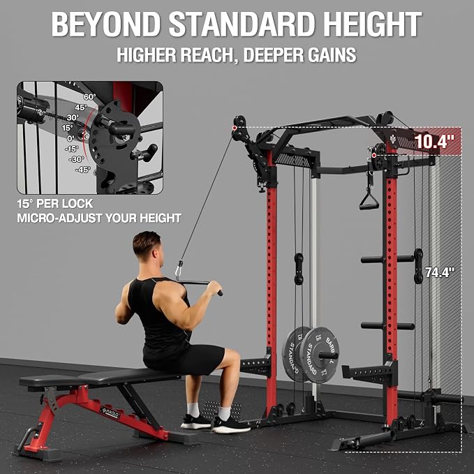 HR05 Half Rack Functional Trainer with Pivot Arms