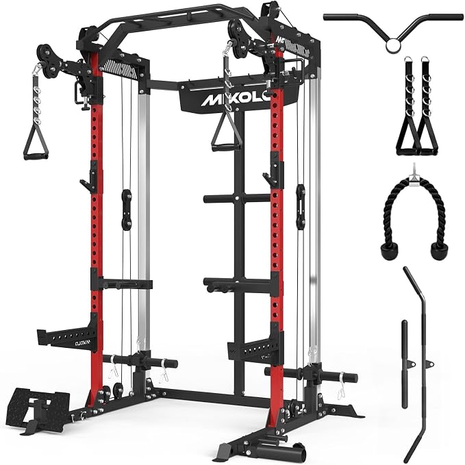HR05 Half Rack Functional Trainer with Pivot Arms