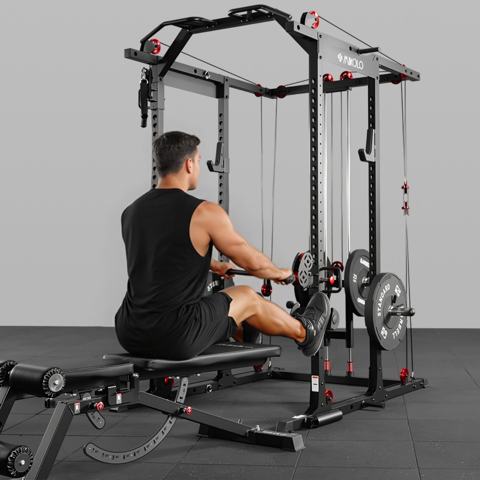 K6-2.0 Ultra All-in-One Power Rack Functional Trainer (UPGRADED)