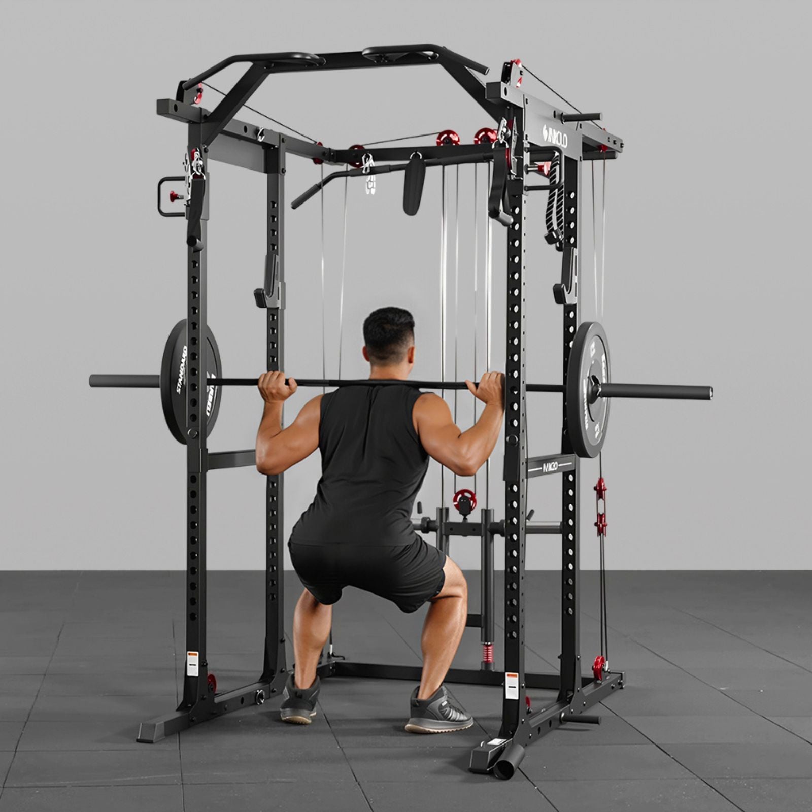 K6-2.0 Ultra All-in-One Power Rack Functional Trainer (UPGRADED)