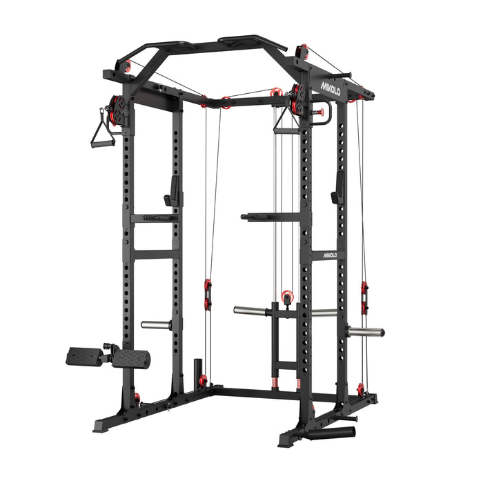 K6-2.0 Ultra All-in-One Power Rack Functional Trainer - MIKOLO