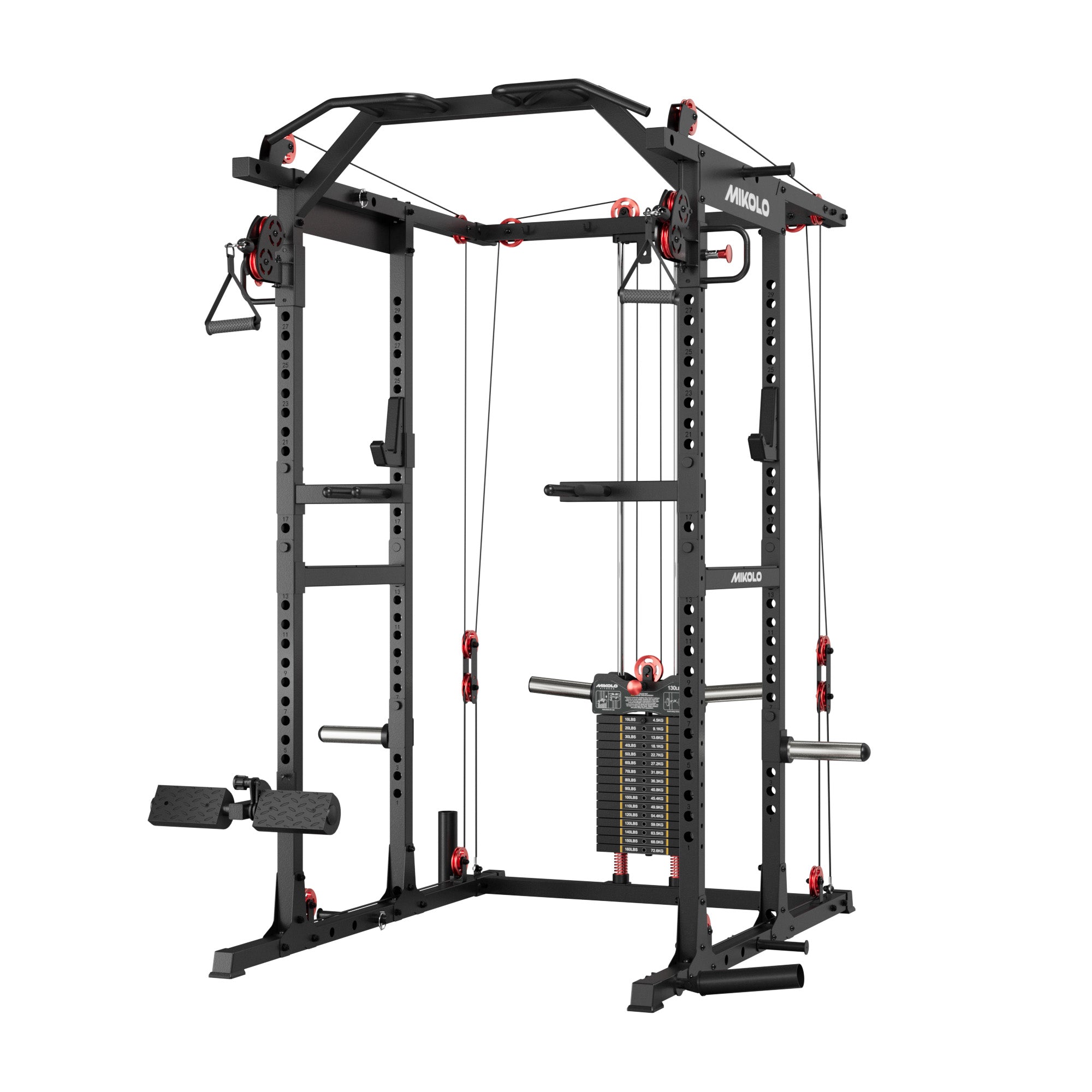K6-2.0 Ultra All-in-One Power Rack Functional Trainer (UPGRADED)