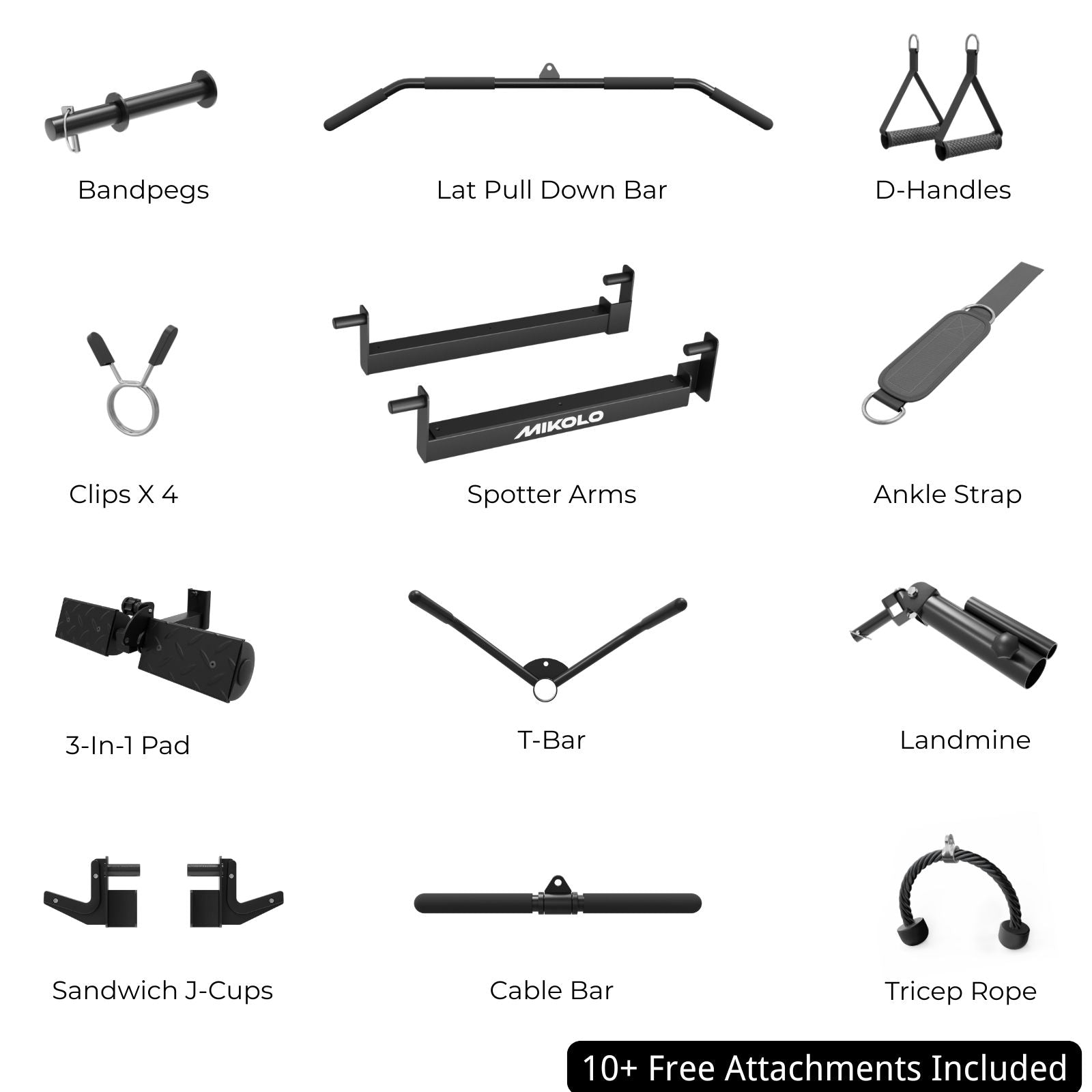 K6-2.0 Ultra Essential Package, Power Rack - MIKOLO