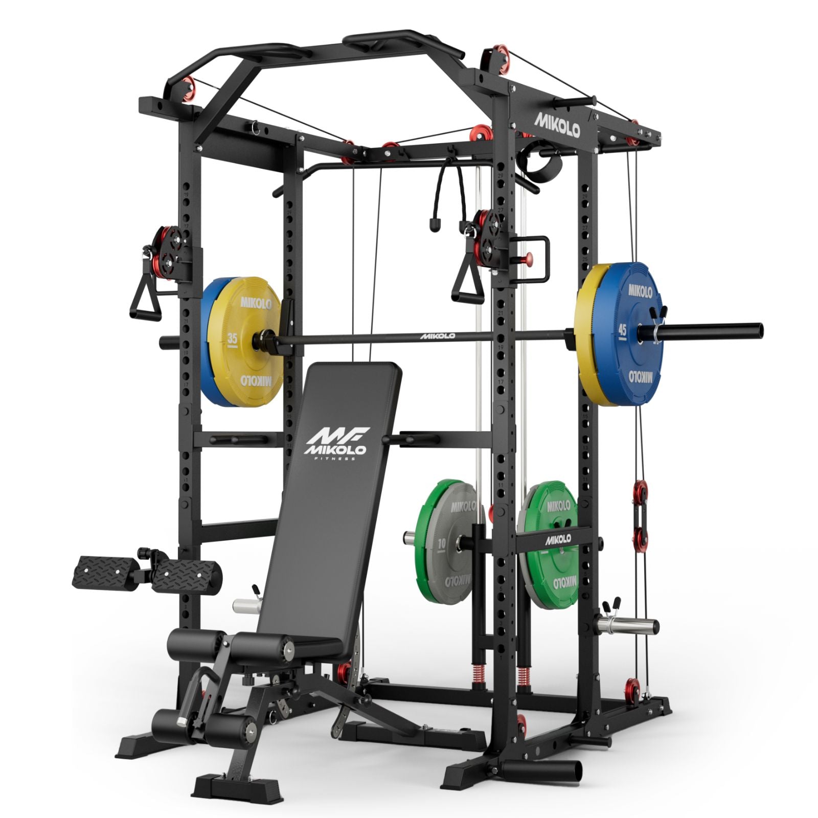K6-2.0 Ultra All-in-One Power Rack Functional Trainer (UPGRADED)