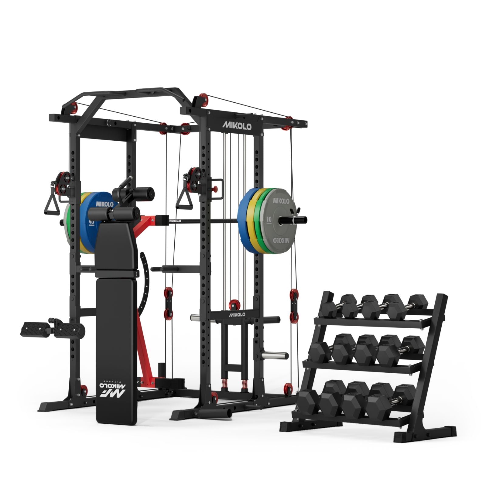 K6-2.0 Ultra All-in-One Power Rack Functional Trainer (UPGRADED)