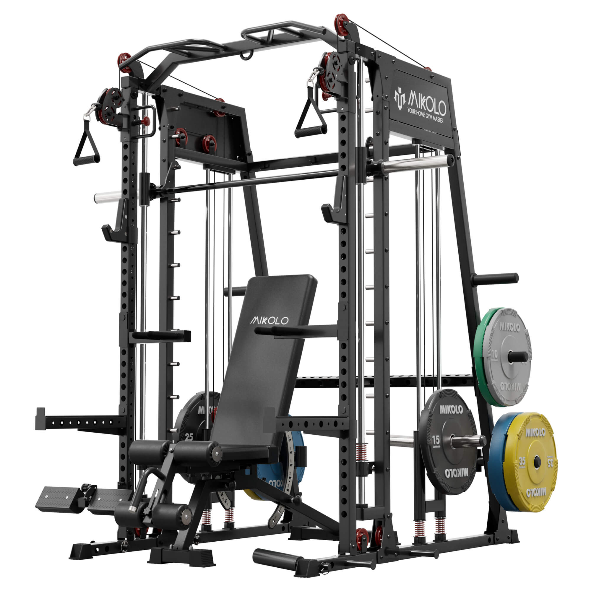 miko Home Gym Essential Smith Machine Package Plate Loaded - MIKOLO