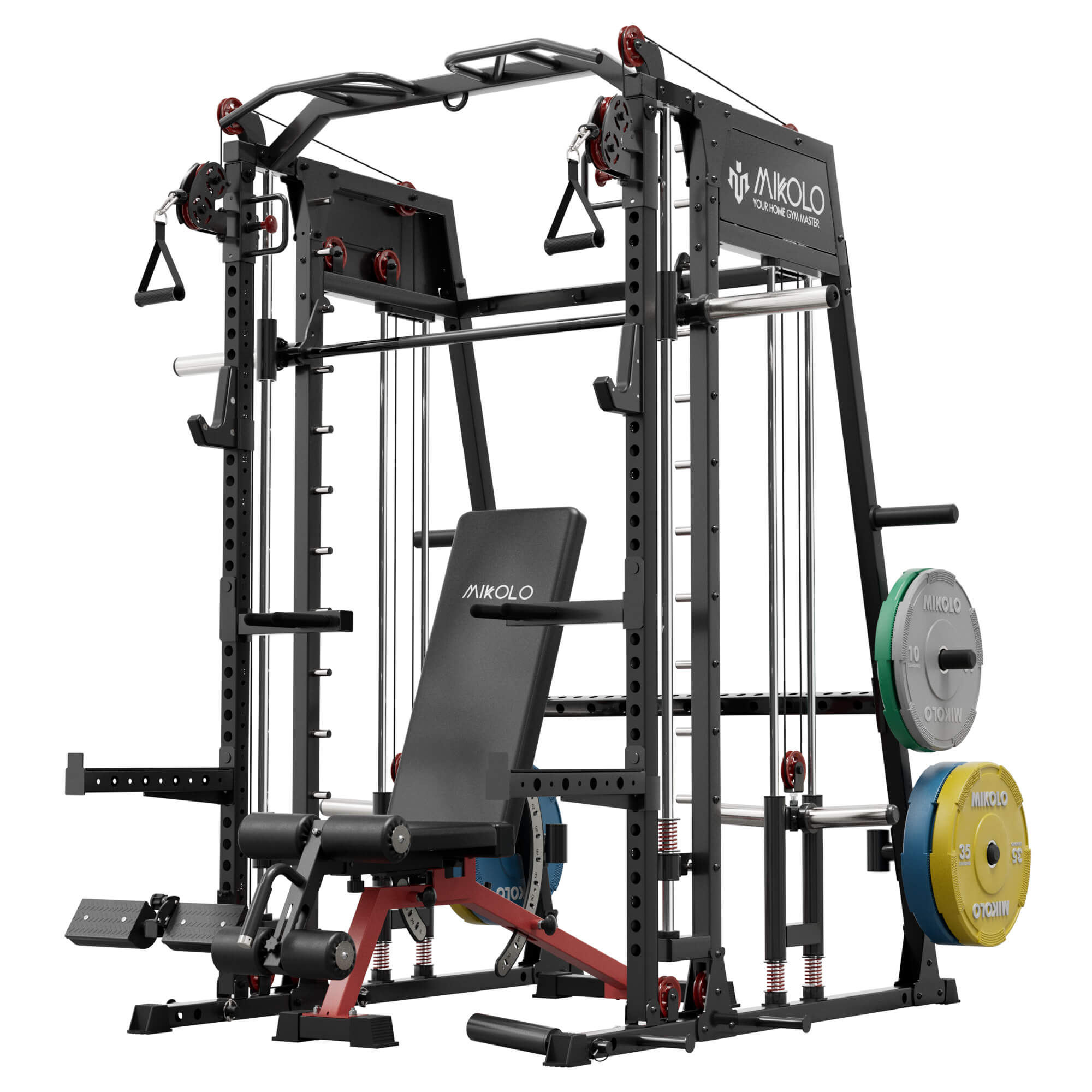 miko Home Gym Essential Smith Machine Package Plate Loaded - MIKOLO