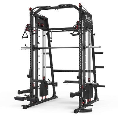 M4-2.0 Elite All-In-One Workout Smith Gym Machine with Dual Weight Stacks (UPGRADED)