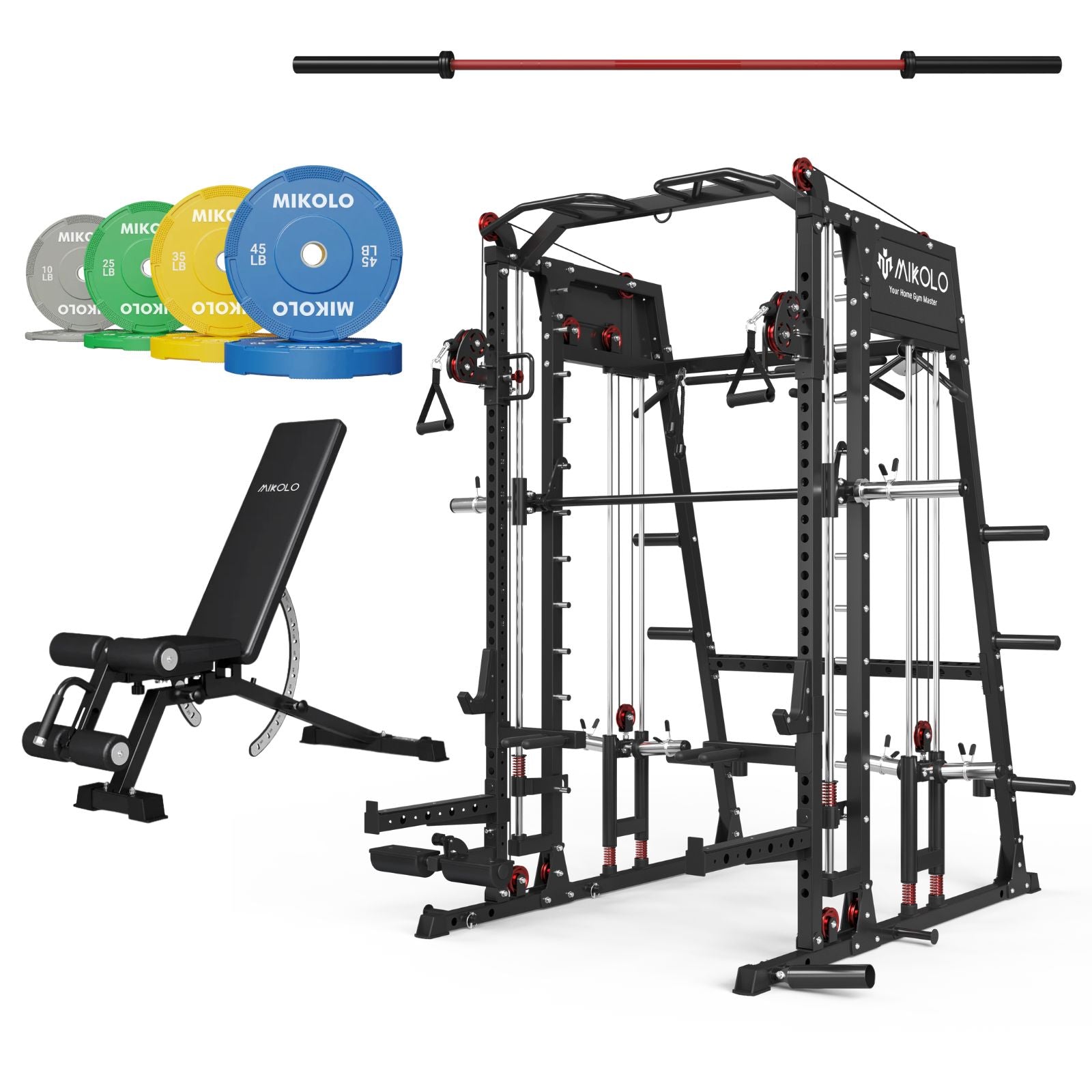 M4-2.0 Ultra All-in-One Smith Machine Functional Trainer (UPGRADED)