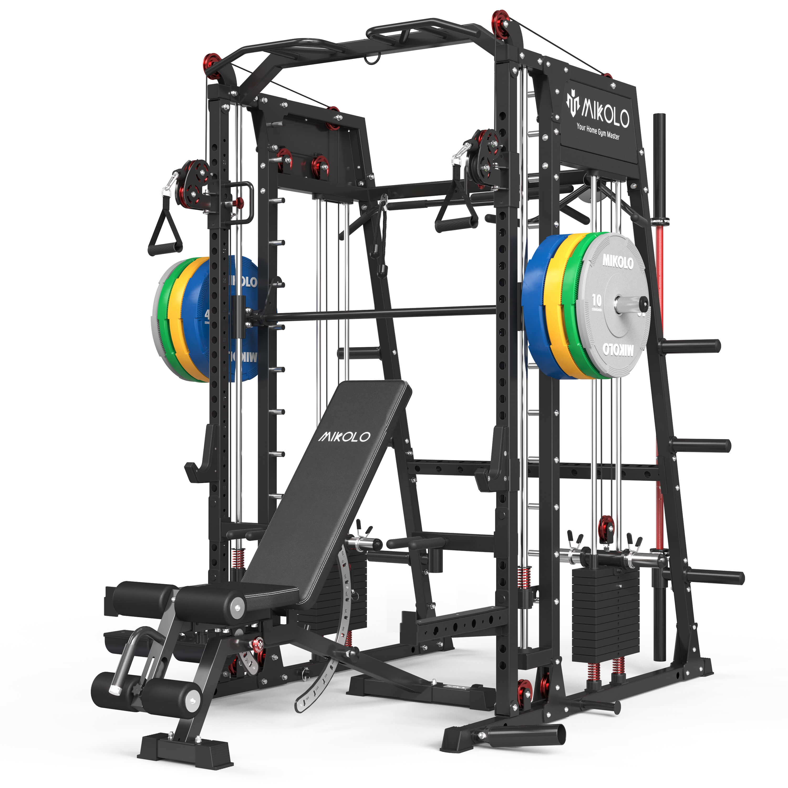 M4-2.0 Elite All-in-One Smith Machine Functional Trainer with Weight Stack (UPGRADED)