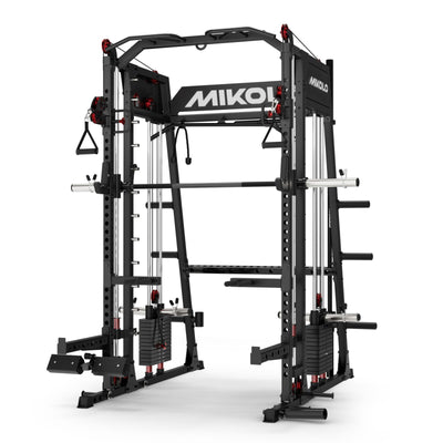 M4-2.0 Elite All-In-One Workout Smith Gym Machine with Dual Weight Stacks (UPGRADED)