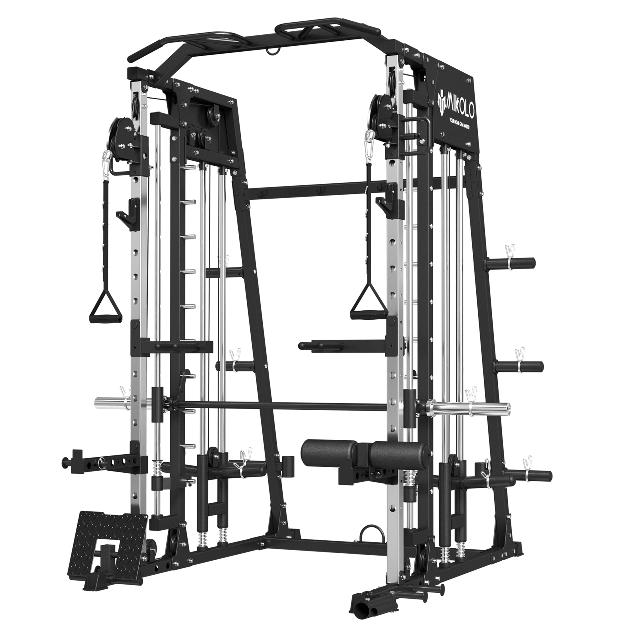 All in one smith machine for home gym - Mikolo#color_black