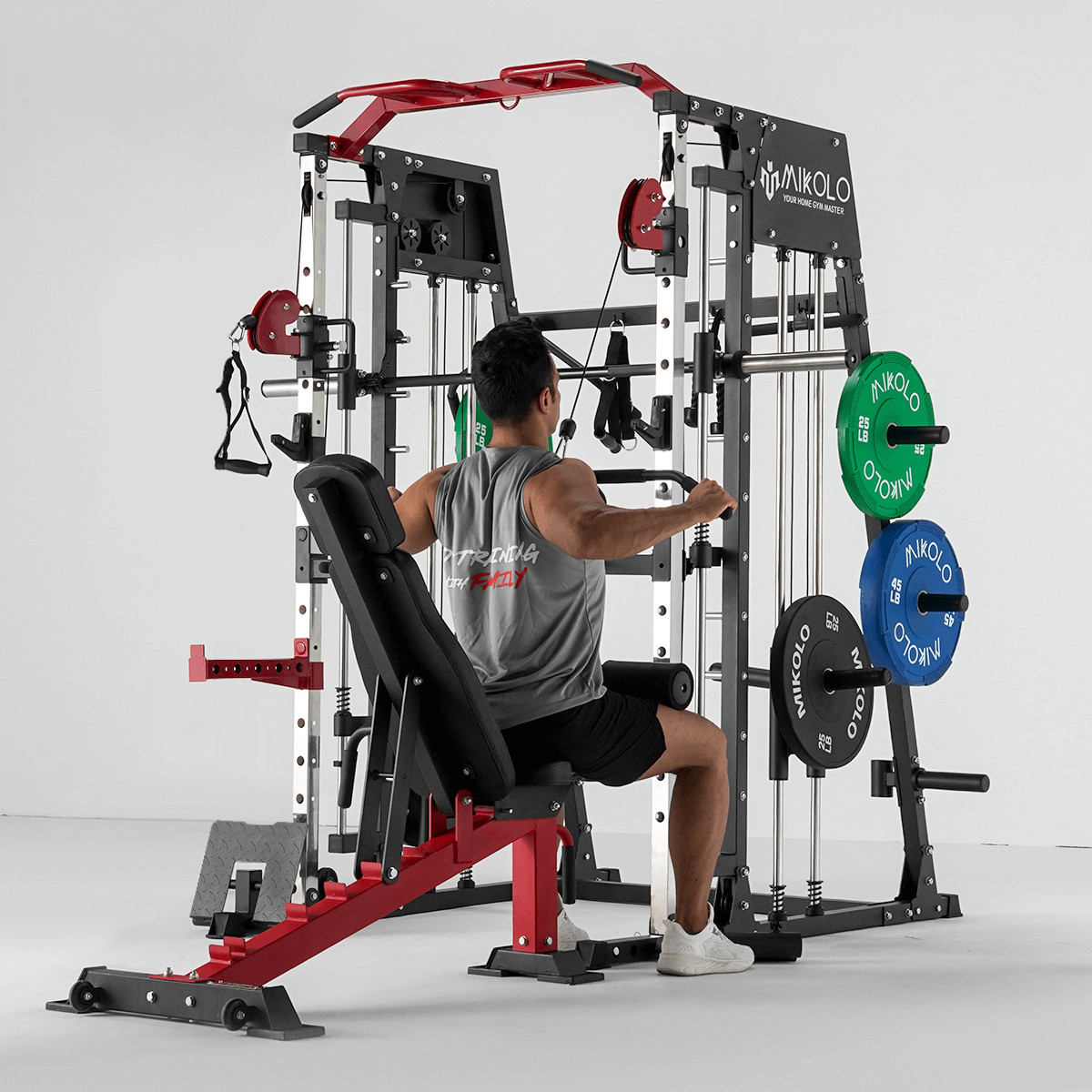 ACTIVATE ENTIRE BACK MUSCLES WITH LAT PULL DOWN BAR COMBO