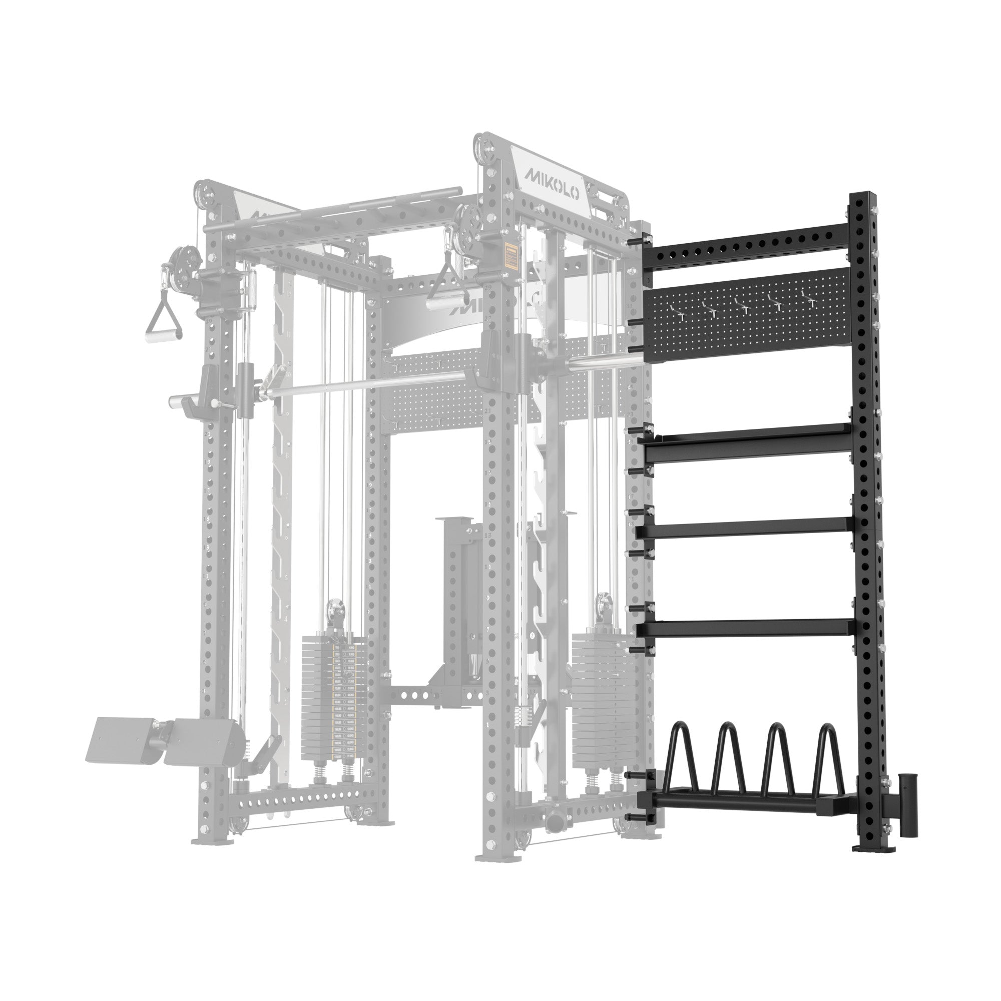 Modular Rack-Mounted Storage Extension - 3"x3"