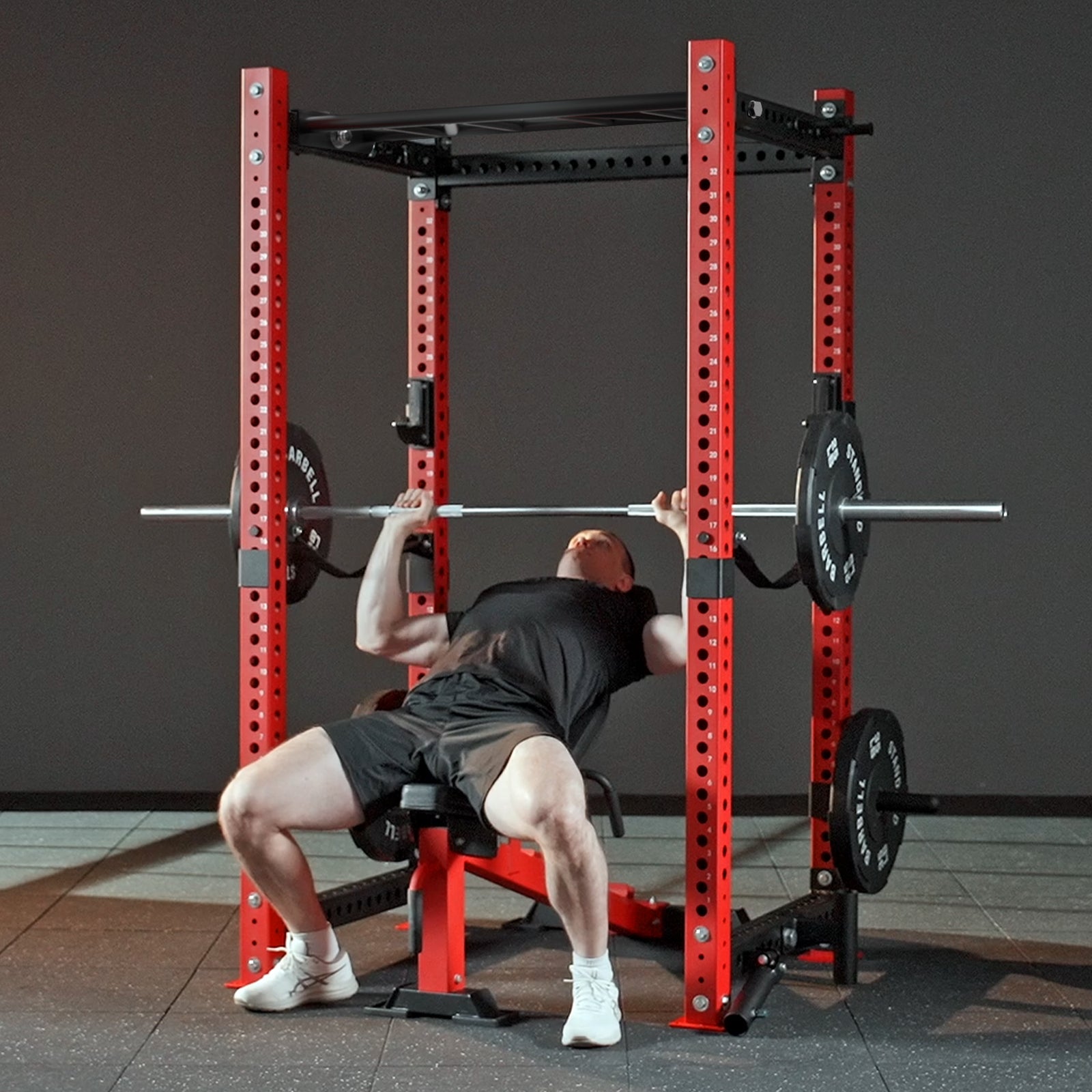 Ethos Power Rack Ethos Weight Plate Holder Ethos Weight Bench