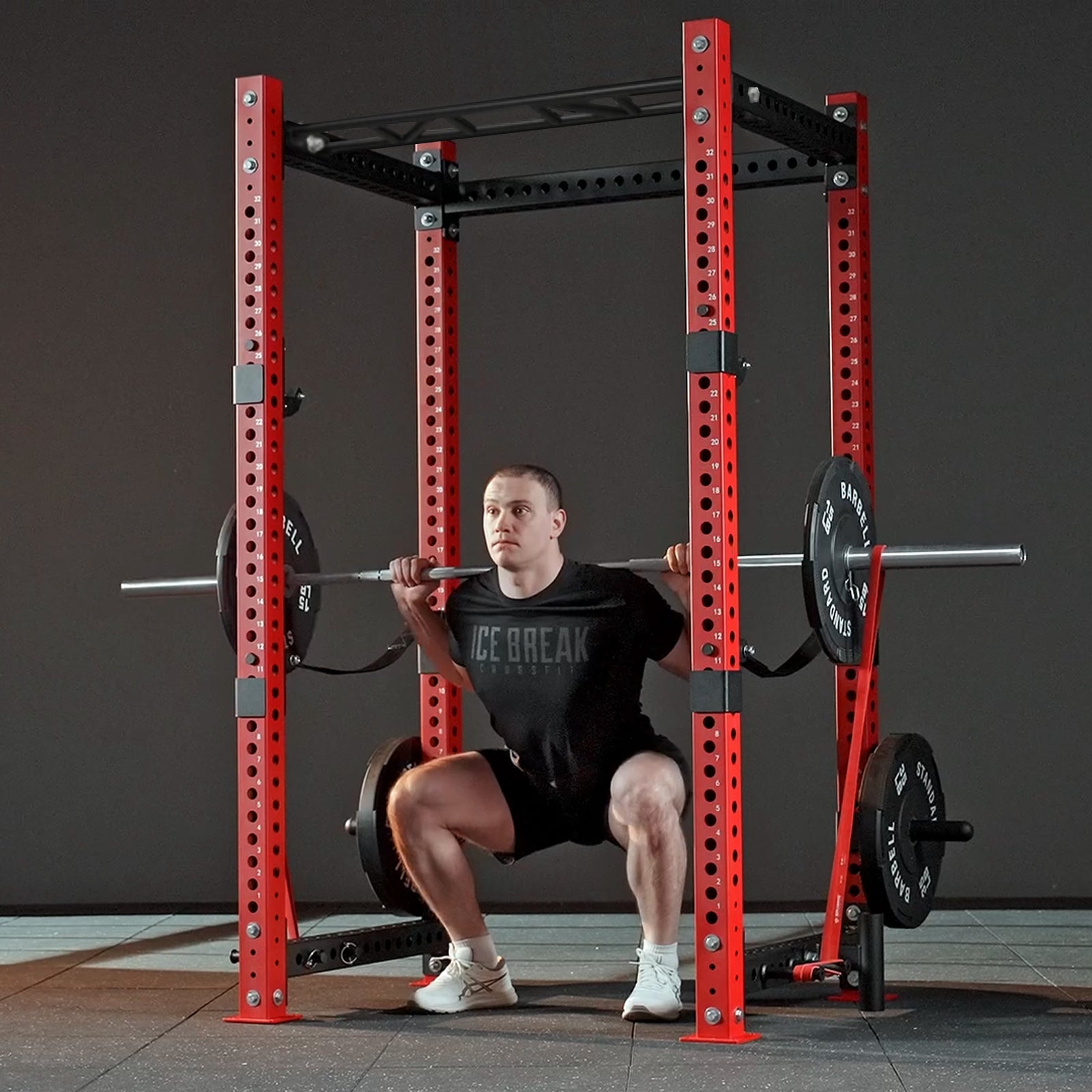 P5 Four Post Power Rack Builder(3"×3“, 1" Holes, 90''Hx44''D)