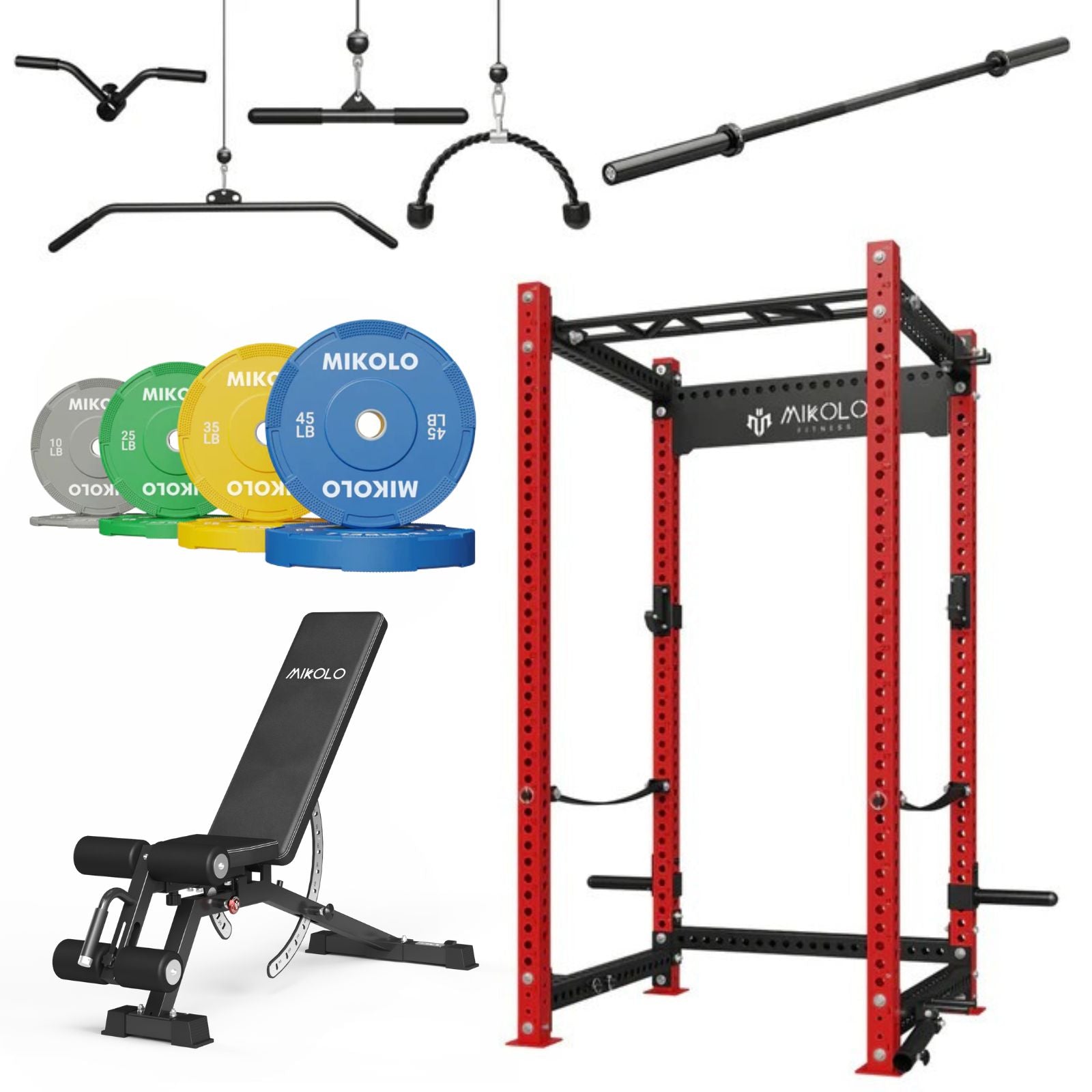 MIKOLO P5 Home Gym Package