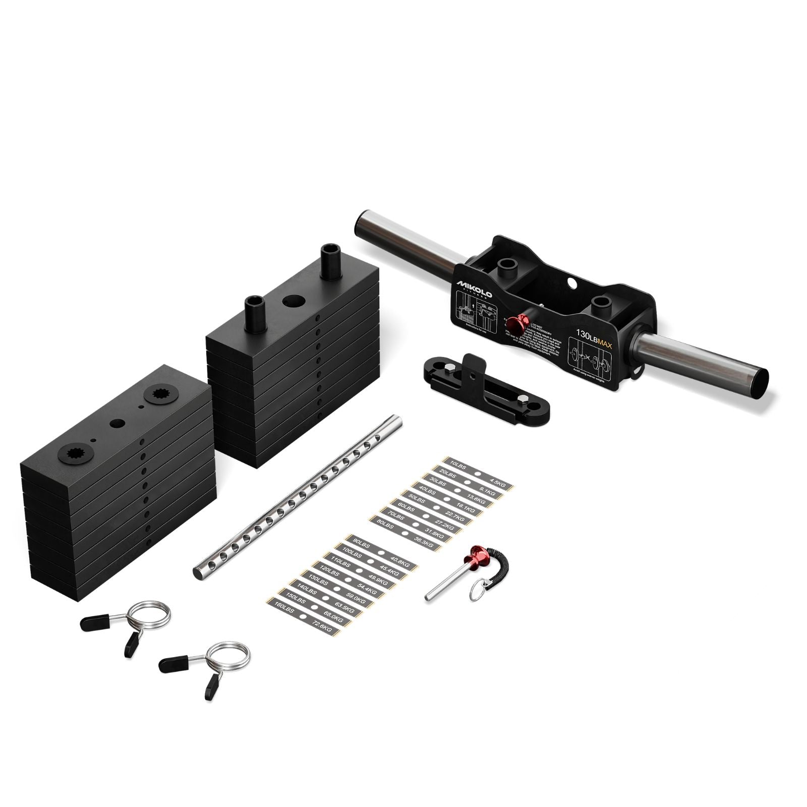 Kit de mejora de pila de pesas seleccionada K6-2.0 Ultra - 160 lb