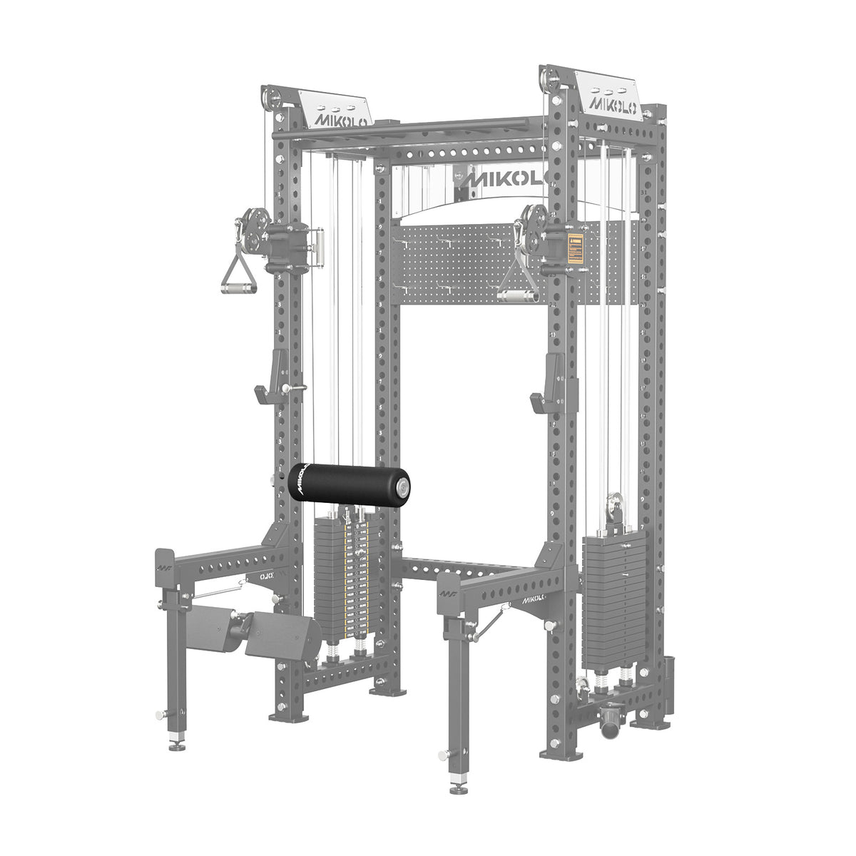 Accesorio de sujeción de piernas para rack