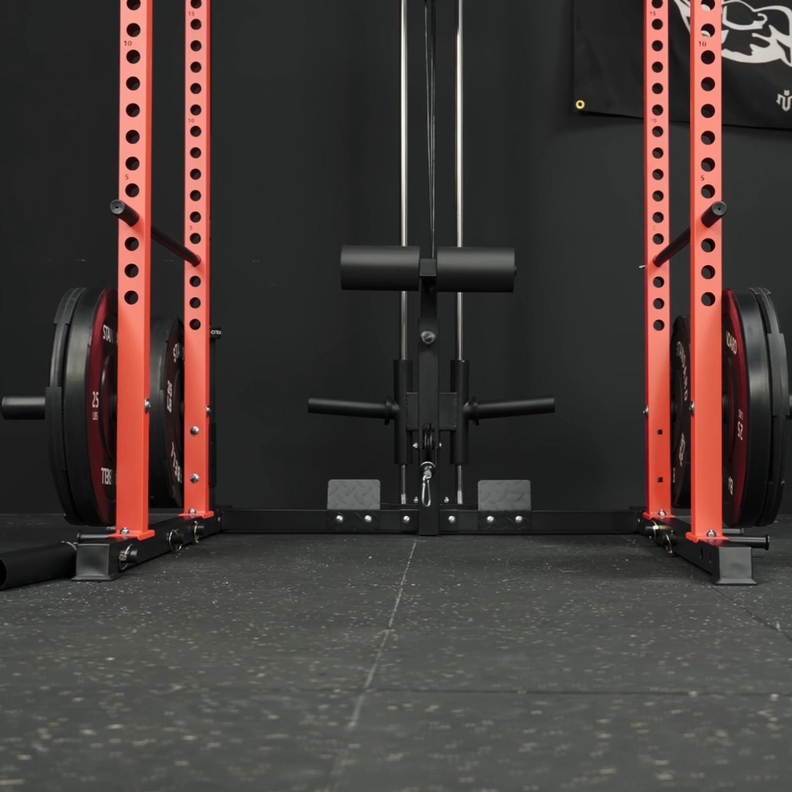 F4 Power Rack with Lat Pull Down System