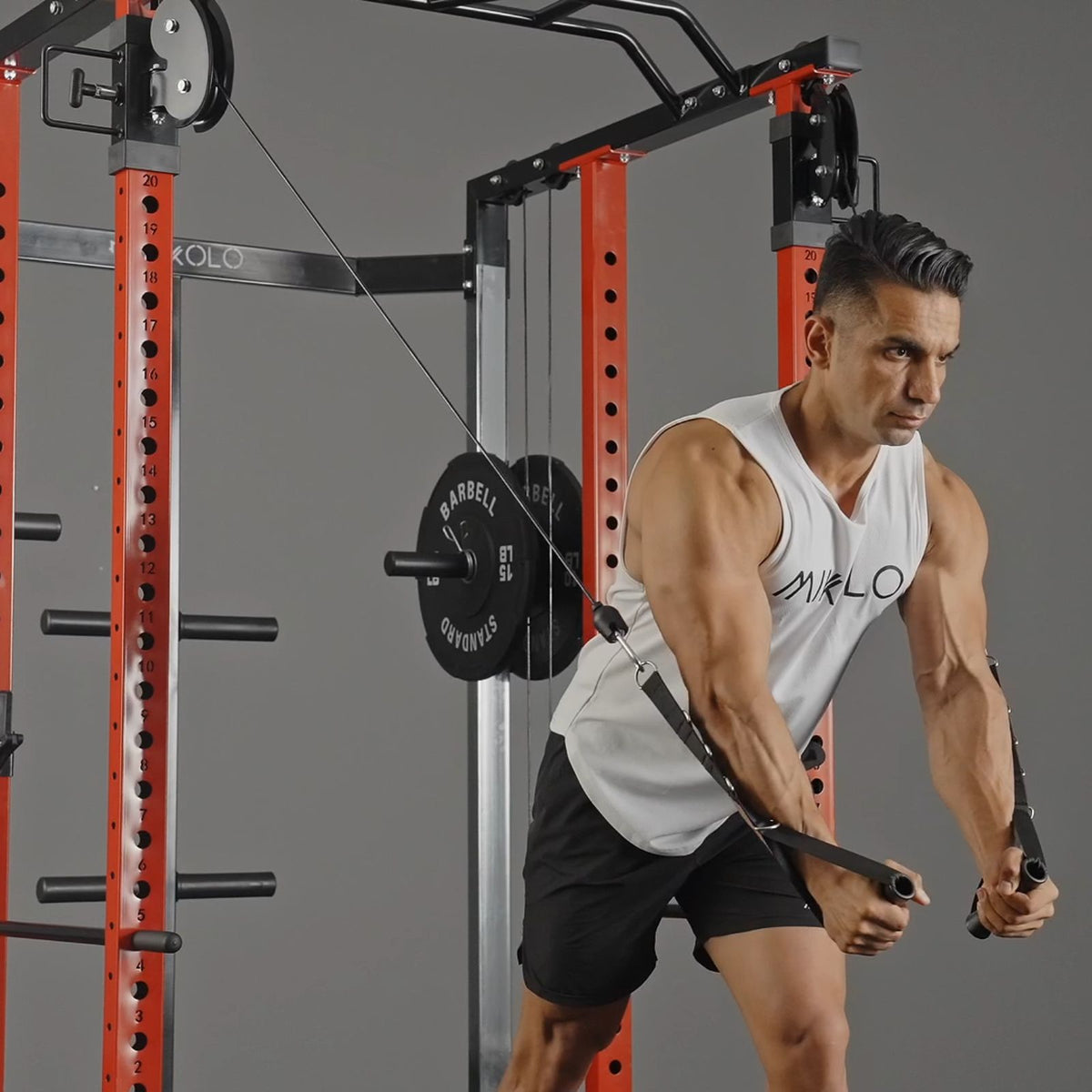 K7 All-In-One Power Rack Functional Trainer - MIKOLO