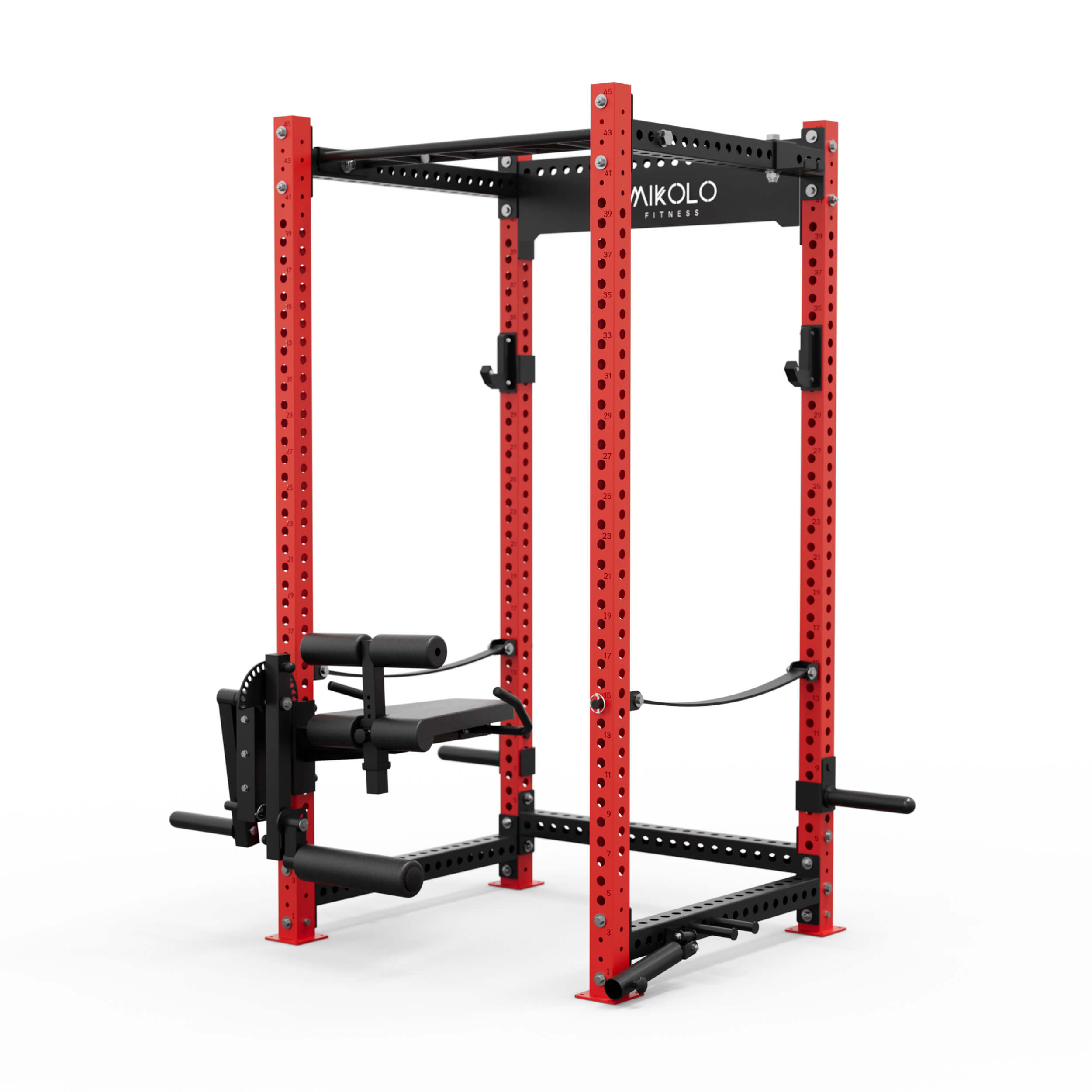 P5 Four Post Power Rack Builder(3"×3“, 1" Holes, 90''Hx44''D)