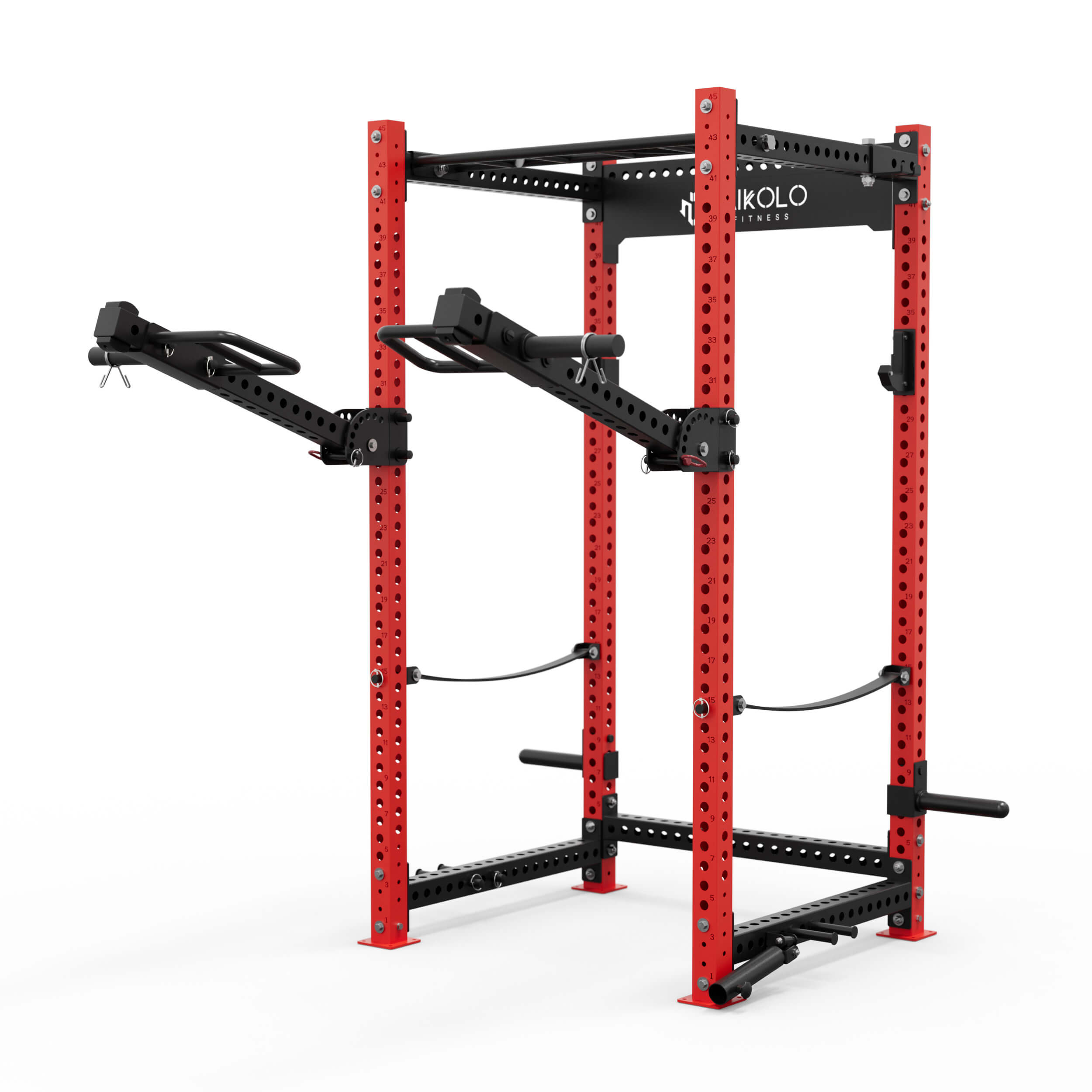 P5 Four Post Power Rack Builder(3"×3“, 1" Holes, 90''Hx44''D)