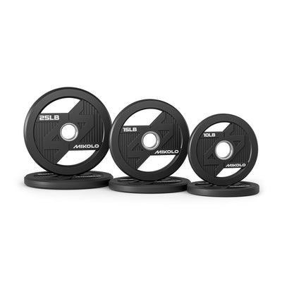 SHIELD™ Rubber-Coated Olympic Grip Plates