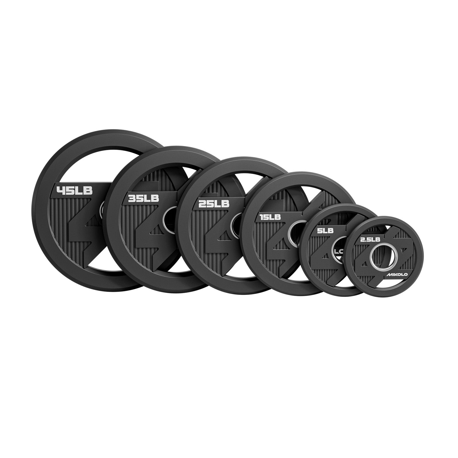 SHIELD™ Rubber-Coated Olympic Grip Plates