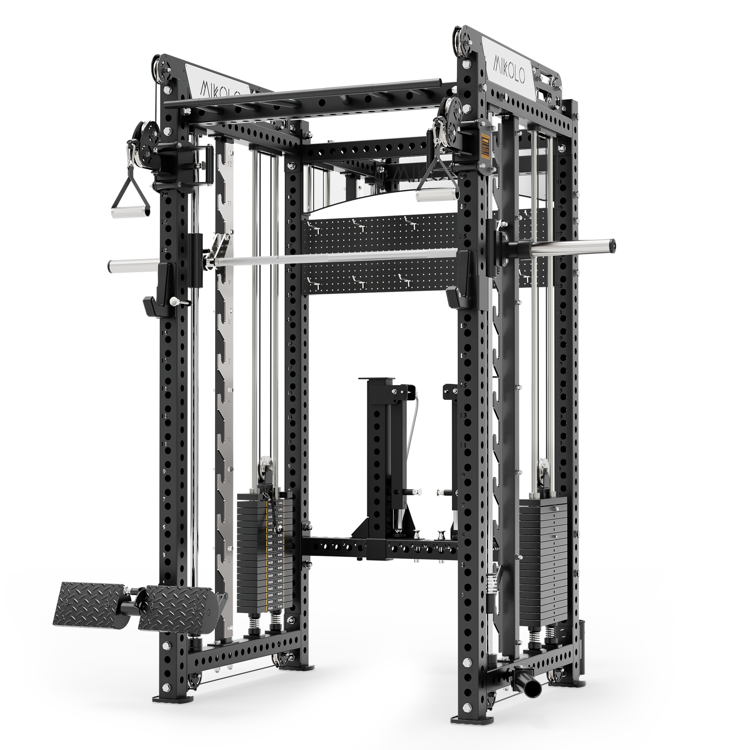 ANUBIS™-2.0 Ultimate Smith Machine Functional Trainer With Dual Weight Stacks