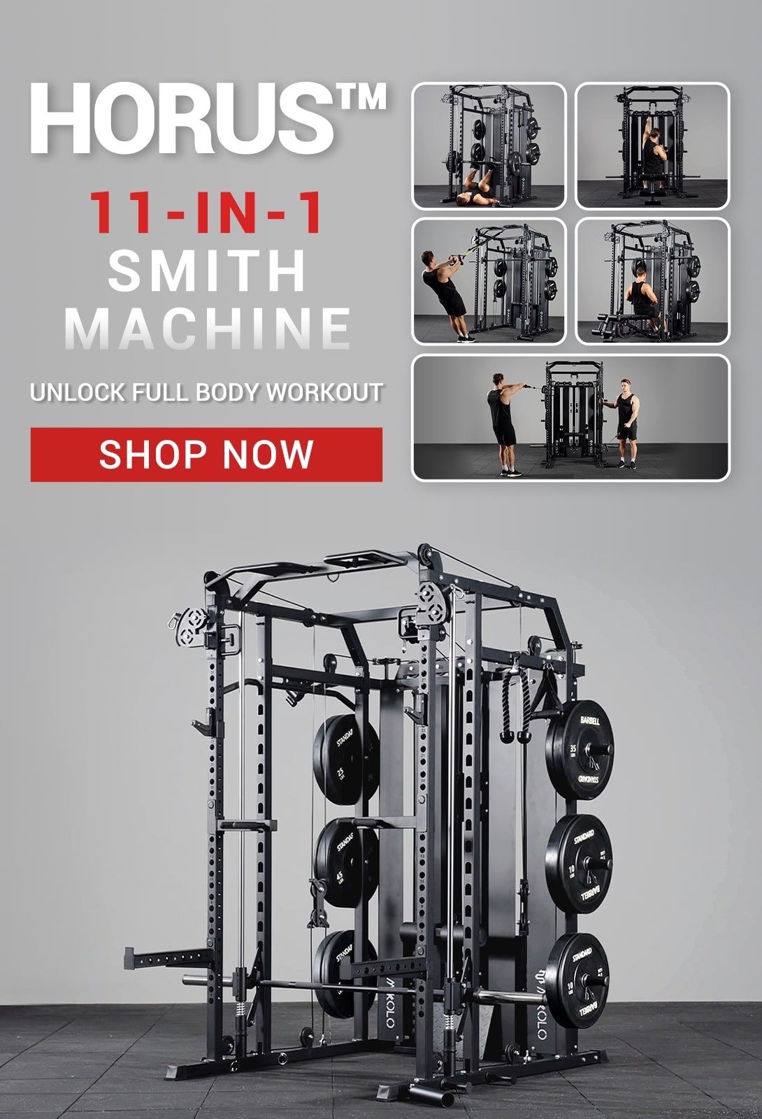 All-in-One Home Gym & Fitness Equipment | MIKOLO