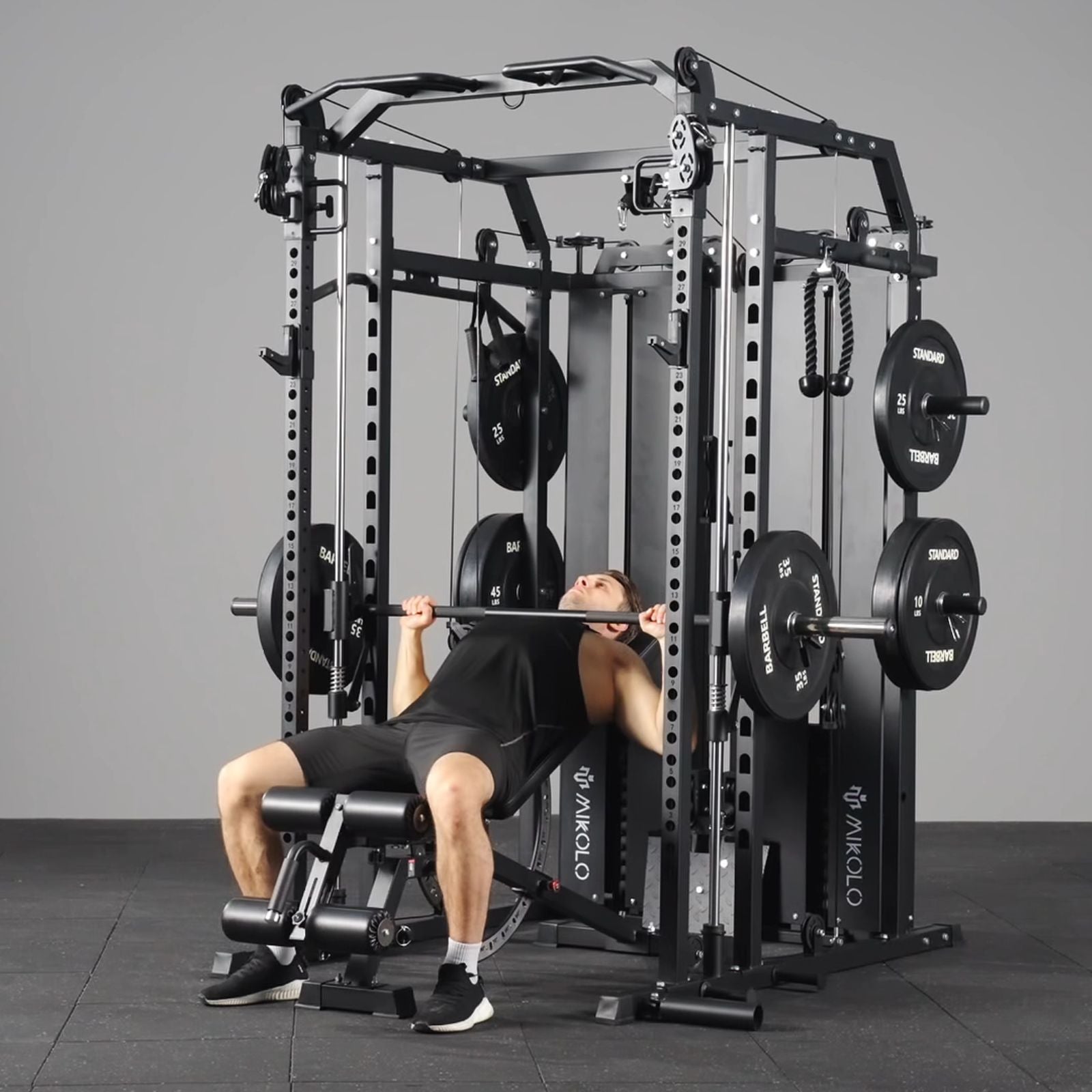 HORUS™ Smith Machine Functional Trainer With Dual Weight Stack