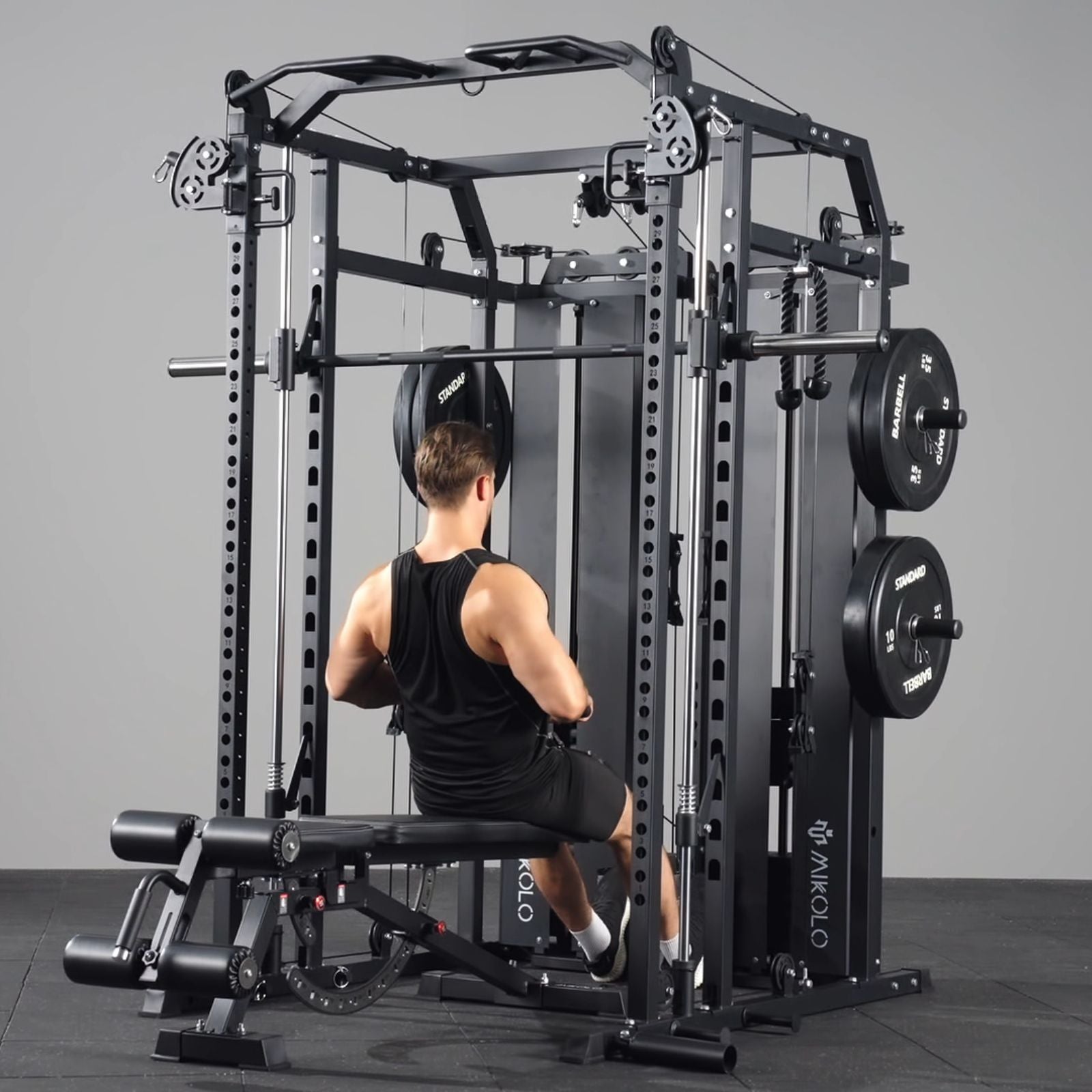 HORUS™ Smith Machine Functional Trainer With Dual Weight Stack