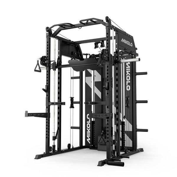 HORUS™ Máquina Smith y Entrenador Funcional con Doble Pila de Pesas