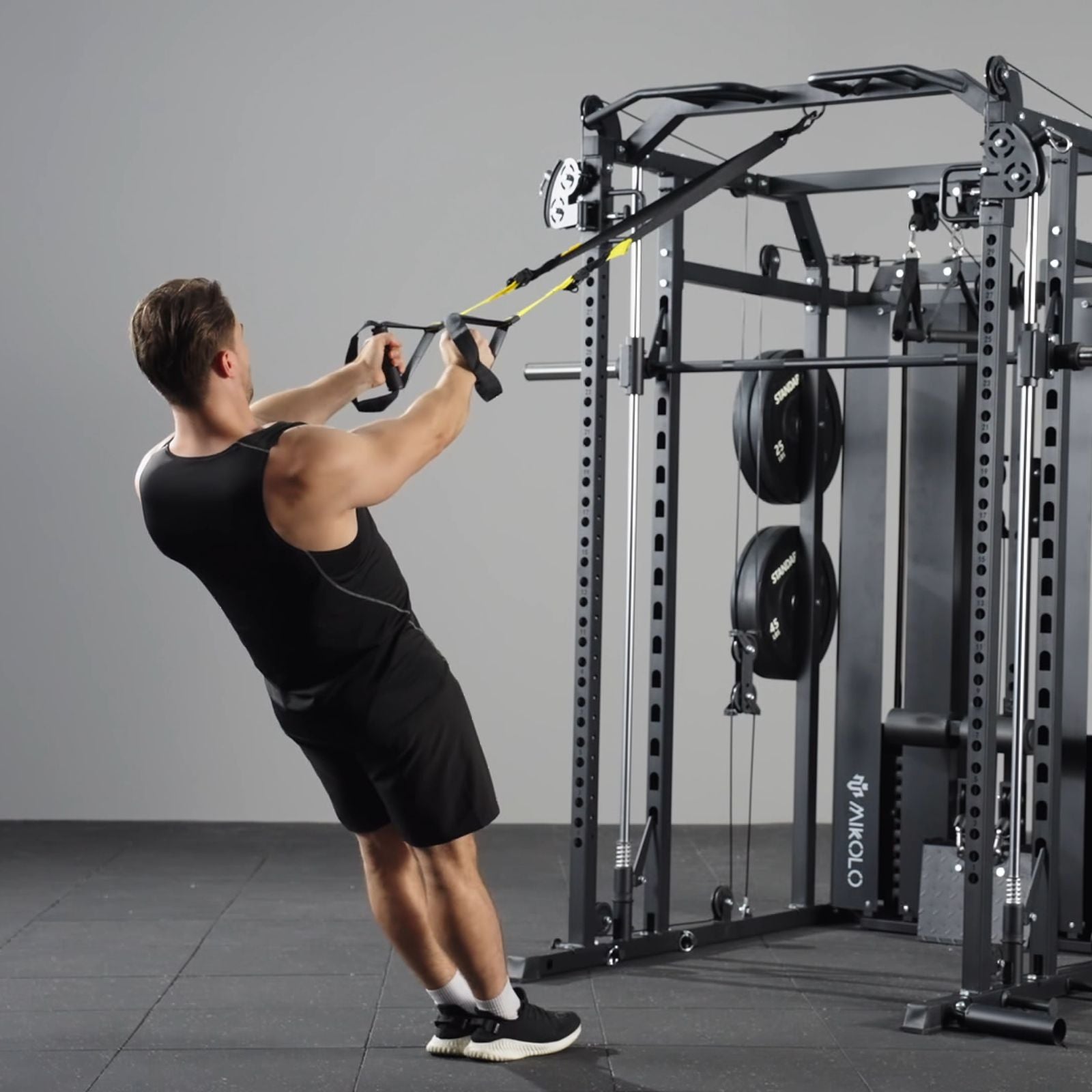 HORUS™ Smith Machine Functional Trainer With Dual Weight Stack