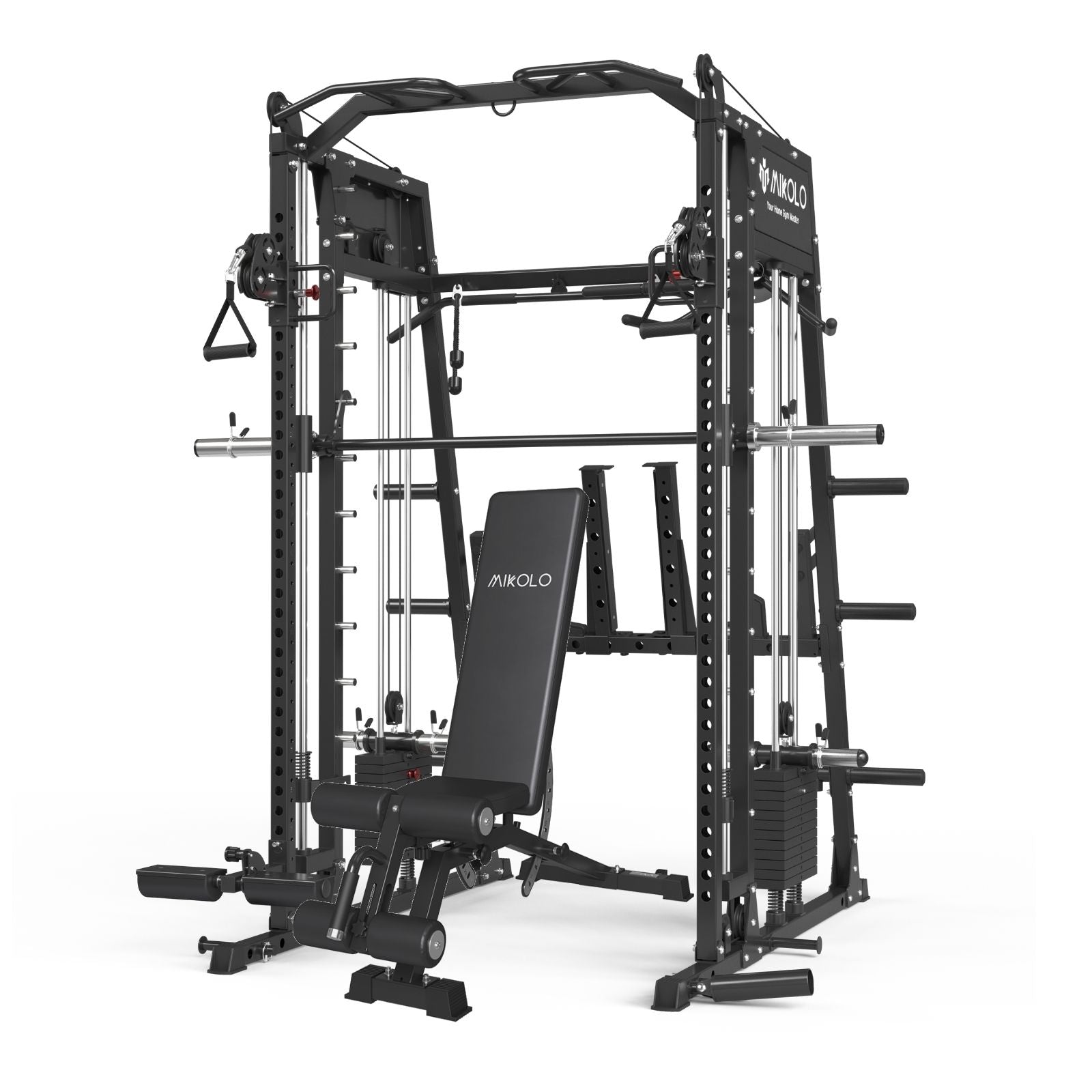All-in-one Smith Machine with Weight Stack