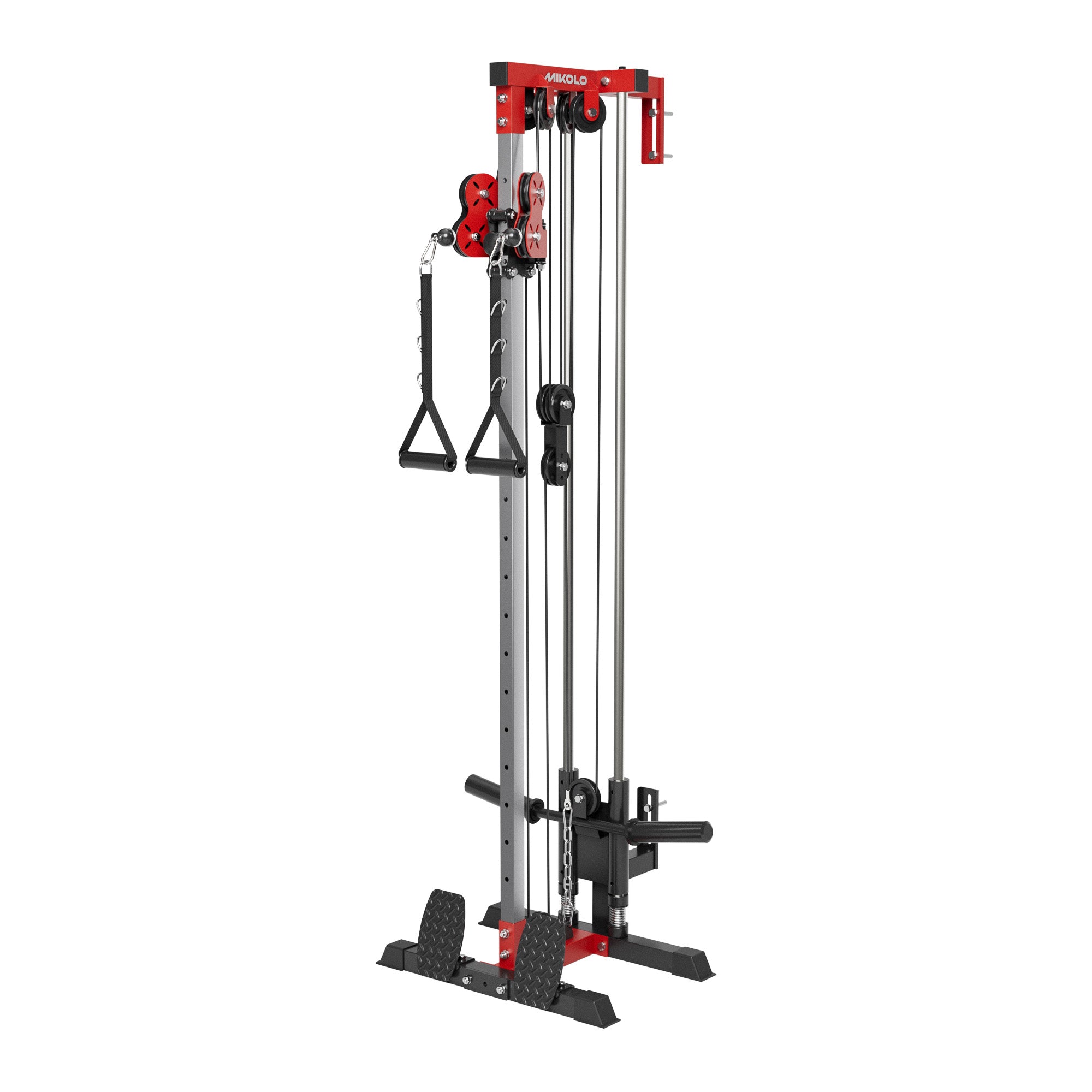 Torre de poleas con carga de discos MIKOLO G3