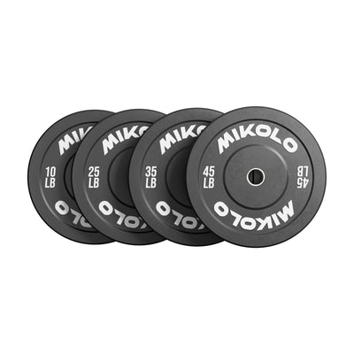 Black Bumper Plates WP05 - 230 lbs set