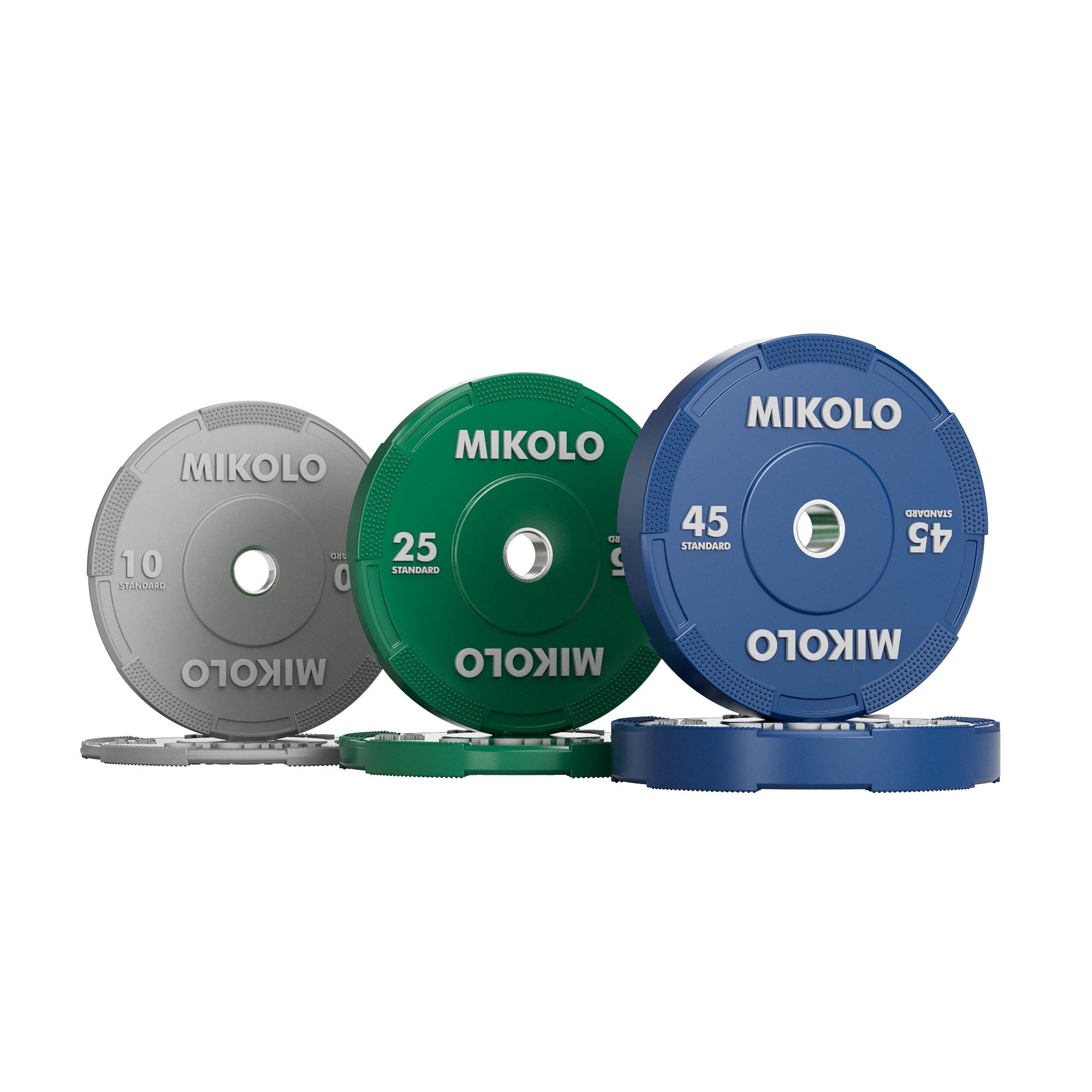 EZ Grip Bumper Plates - 230/320 lbs set - color