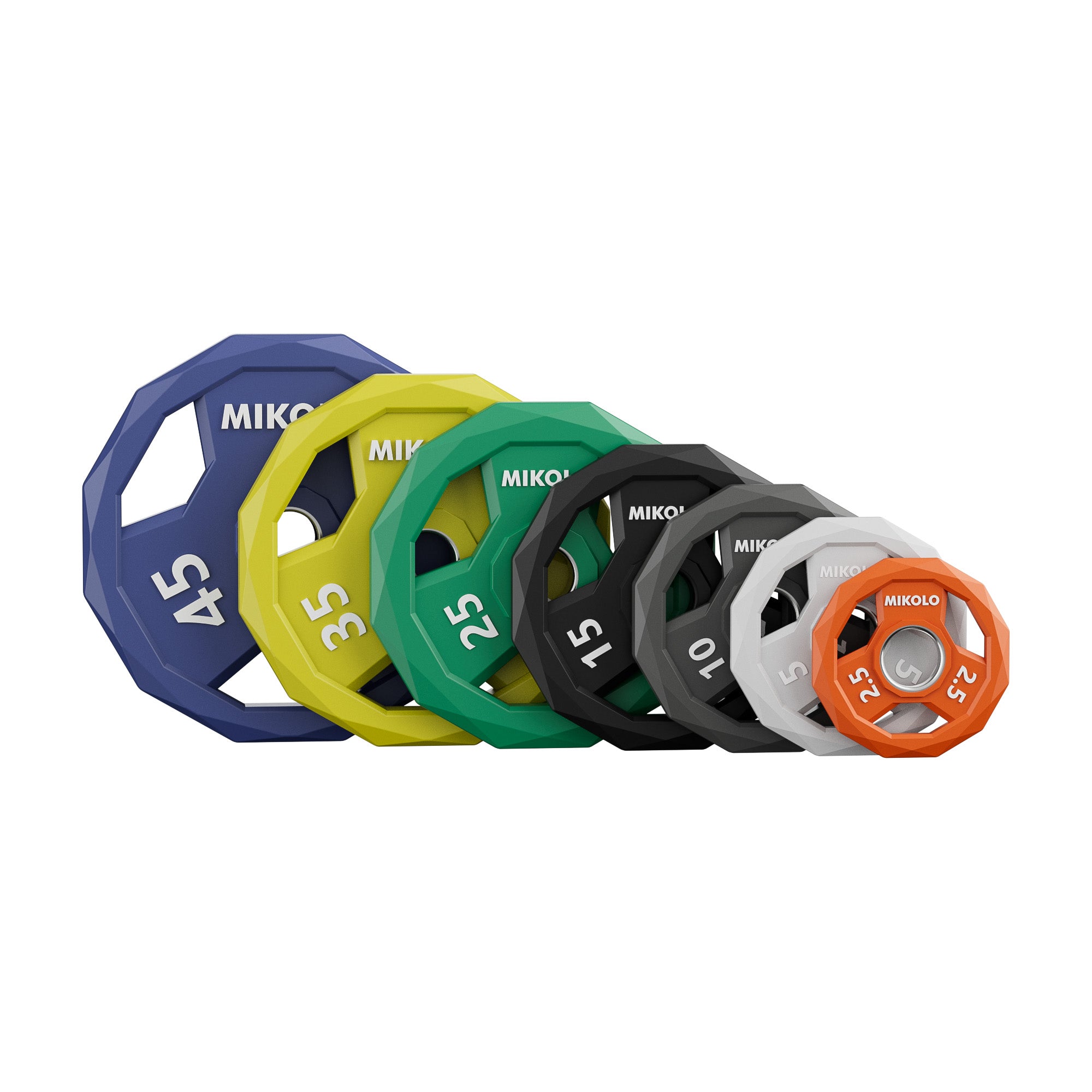 Ez-grip Color Rubber Coated Olympic Weight Plates