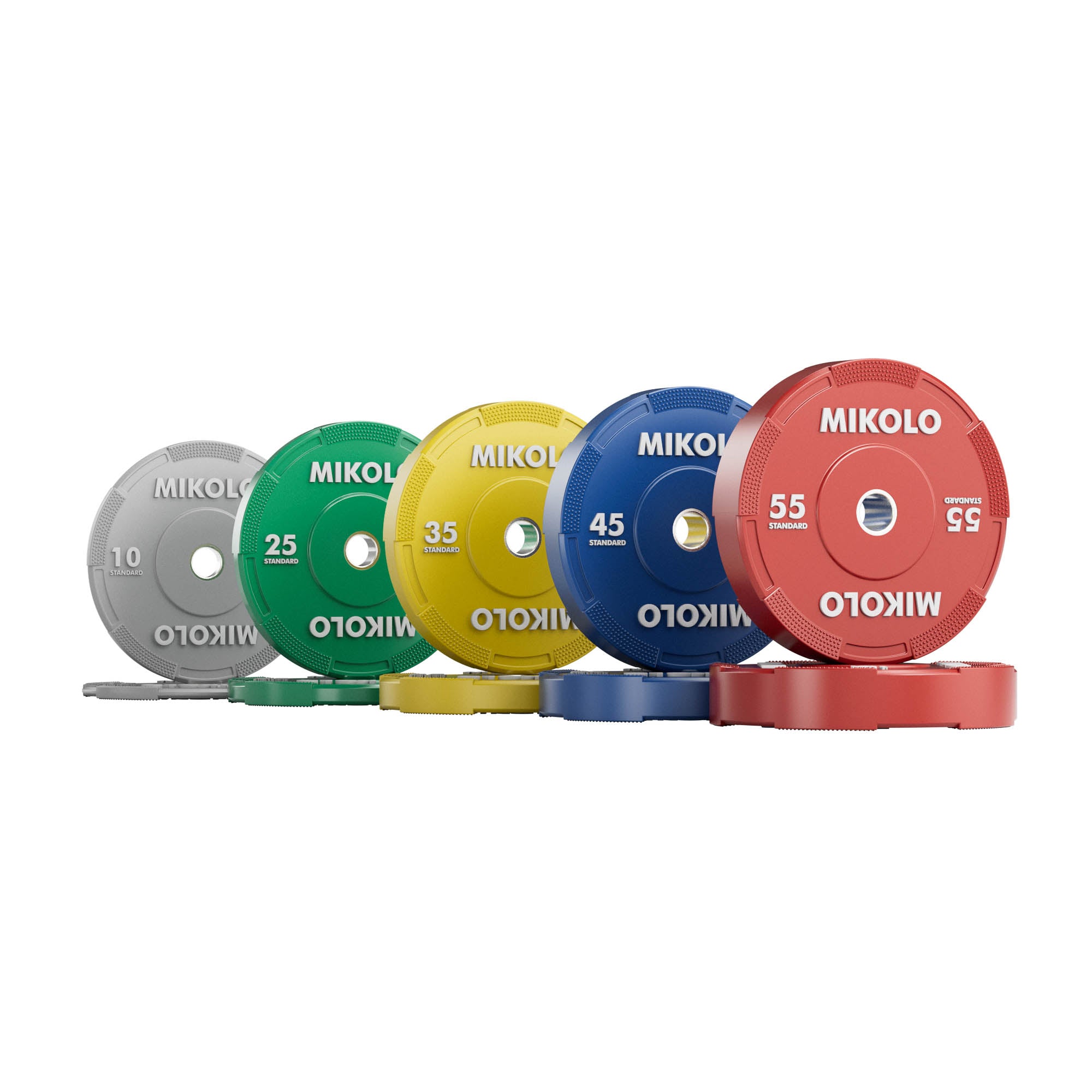 EZ Grip Bumper Plates - 230/320 lbs set - color