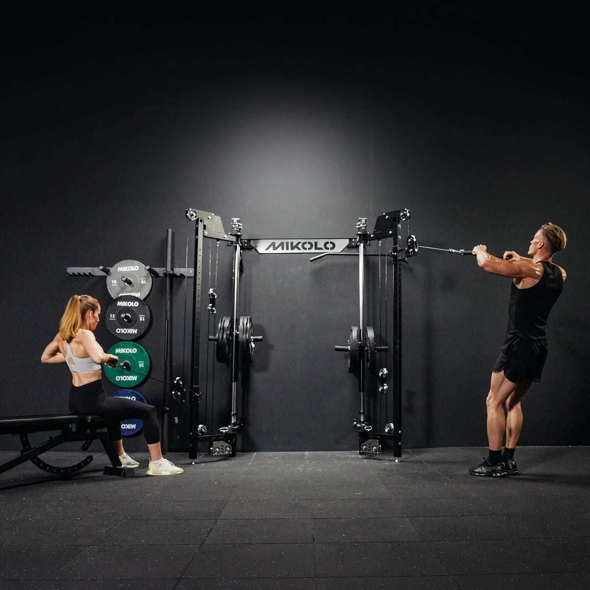 CHEETAH™ 2.0 Elite Wall Mounted Folding Functional Trainer with Weight Stack