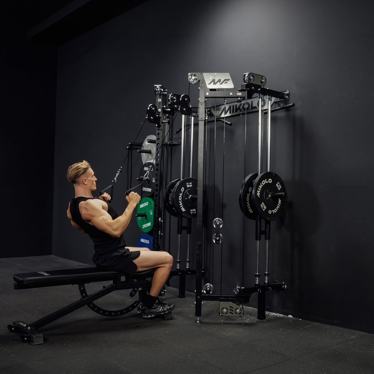 CHEETAH™ 2.0 Elite Wall Mounted Folding Functional Trainer with Weight Stack